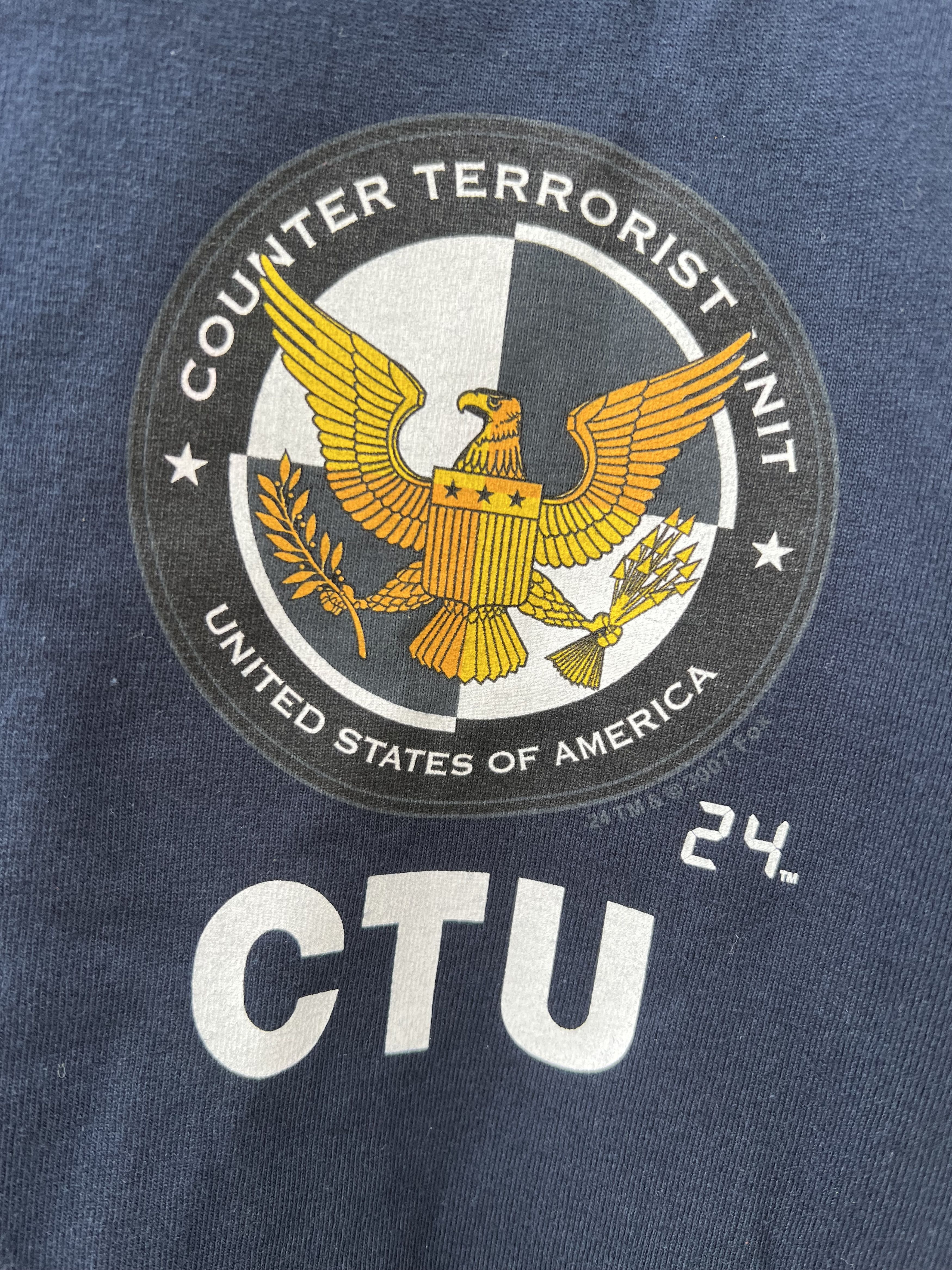 Alstyle 2007 TV Show 24 Counter Terrorist Unit Promo tee CTU Size US M / EU 48-50 / 2 - 3 Thumbnail