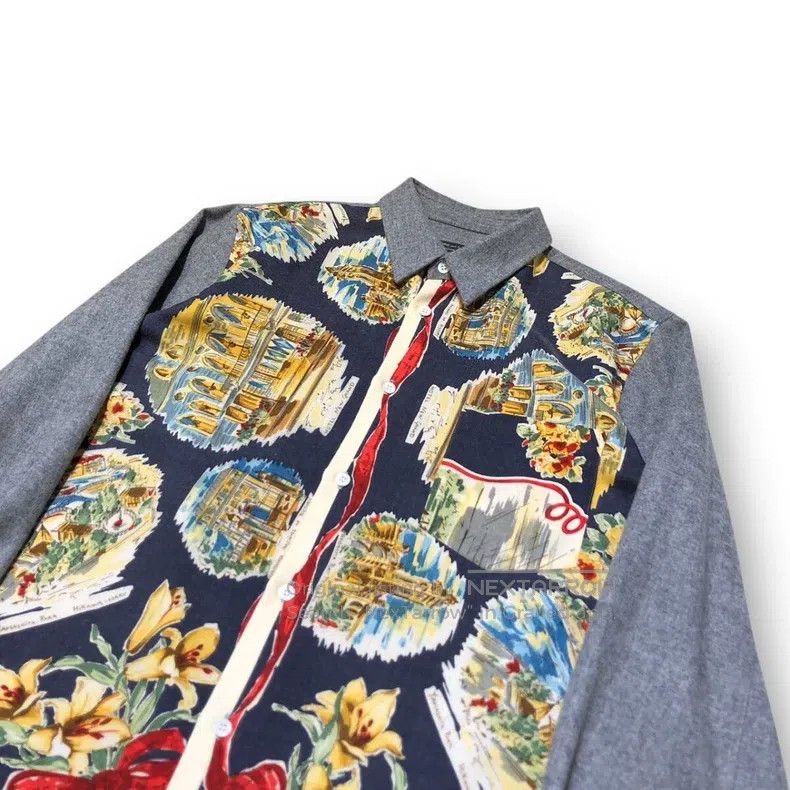 Comme des Garcons Comme Des Garcons Wool print shirt Size US M / EU 48-50 / 2 - 2 Thumbnail