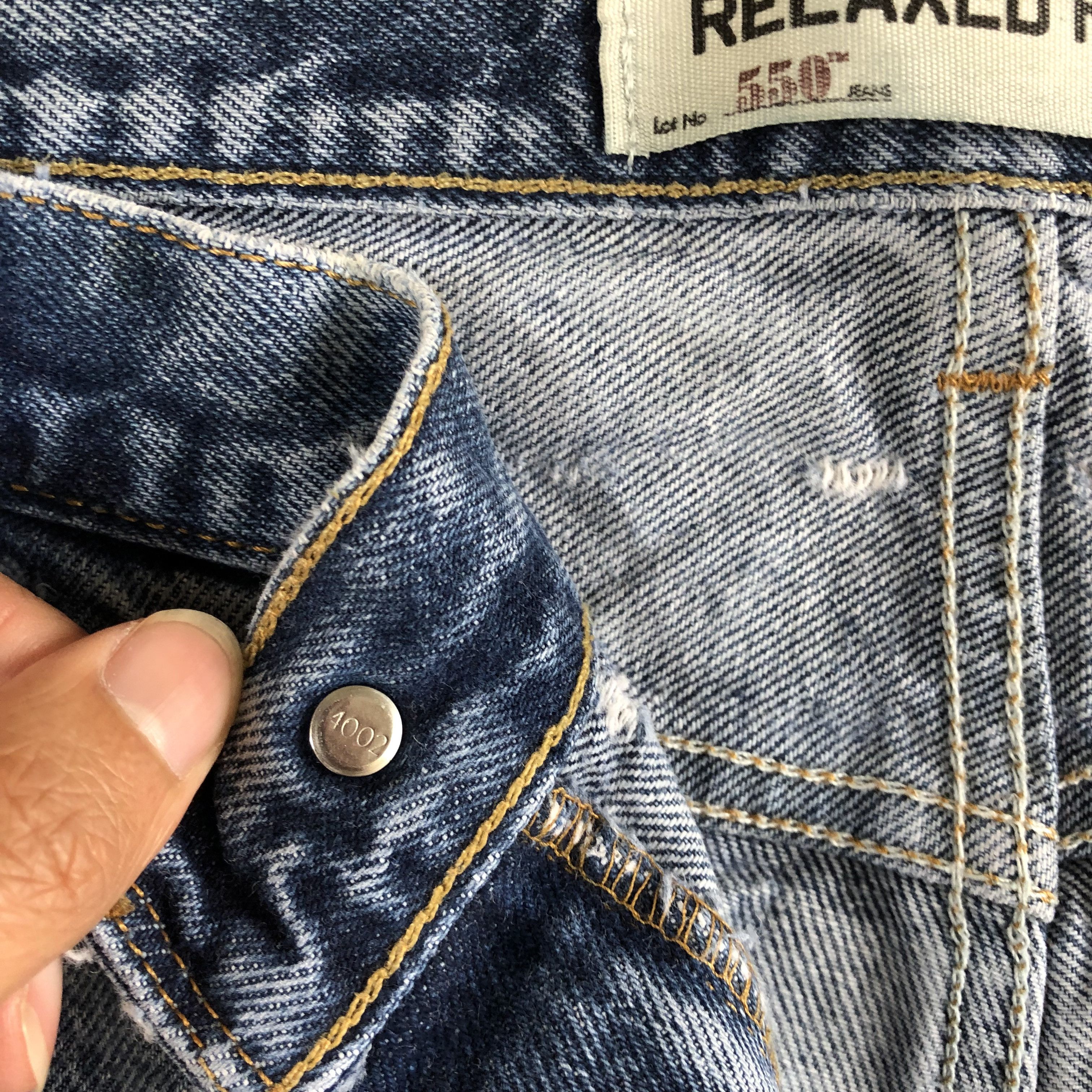 Levi's Vintage Levis Stone Wash Jeans Levi's Baggy Faded Denim Size US 42 / EU 58 - 8 Thumbnail