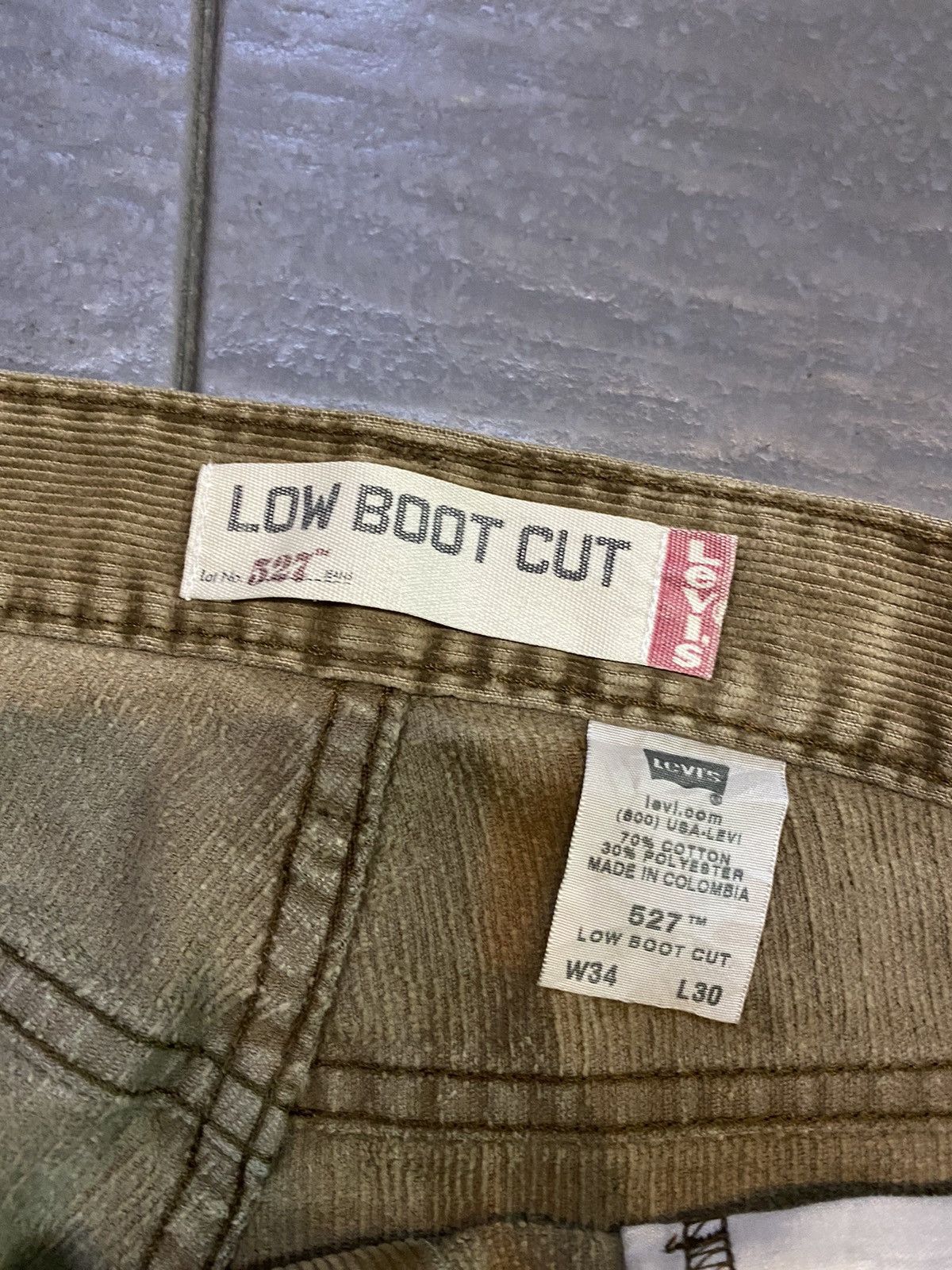 Levi's × Levi's Vintage Clothing × Vintage Flare Levi’s corduroy low Boot cut single R Size US 34 / EU 50 - 6 Thumbnail