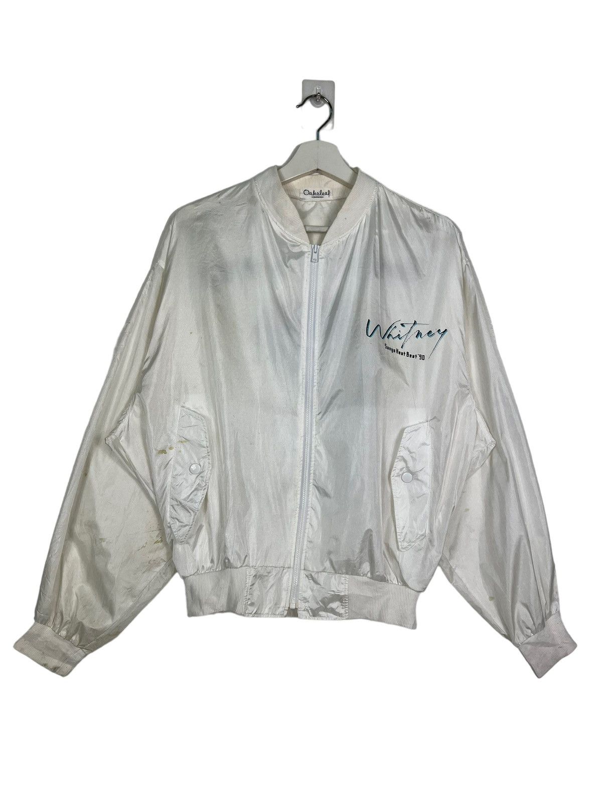 Band Tees 🔥 VINTAGE 1990 WHITNEY SANYO HEAT BEAT TOUR STAFF JACKET Size US M / EU 48-50 / 2 - 2 Thumbnail