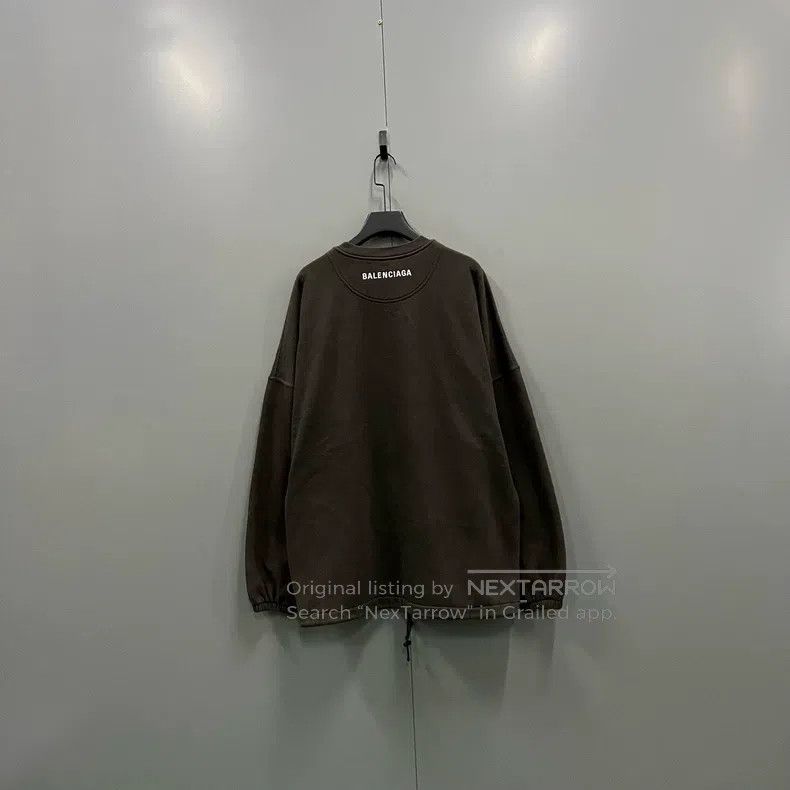 Balenciaga Balenciaga Small Logo Printed Drawstring Hoodie Size US XS / EU 42 / 0 - 2 Thumbnail