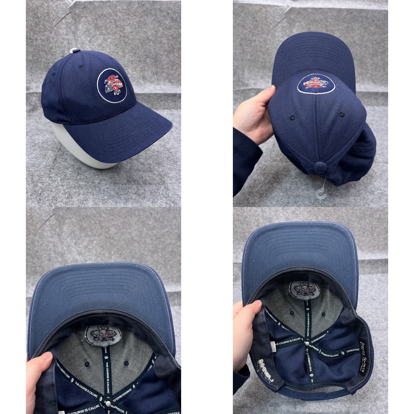 Vintage Jones Lawdog Hat Cap Snap Back Adult One Size Blue Wool Acrylic Blend Size ONE SIZE - 8 Thumbnail