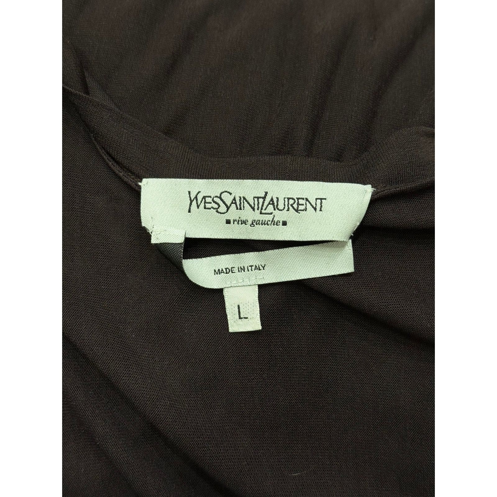 Saint Laurent Paris 2000s Yves Saint Laurent by Tom Ford hybrid sheer blouse Size L / US 10 / IT 46 - 10 Thumbnail