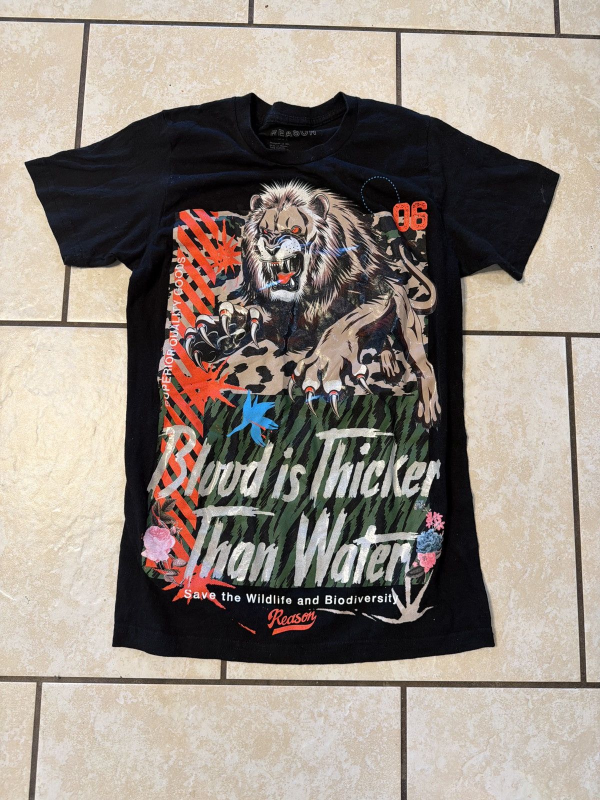 Reason Blood is Thicker Than Water Reason Vintage Tee Size US S / EU 44-46 / 1 - 1 Thumbnail