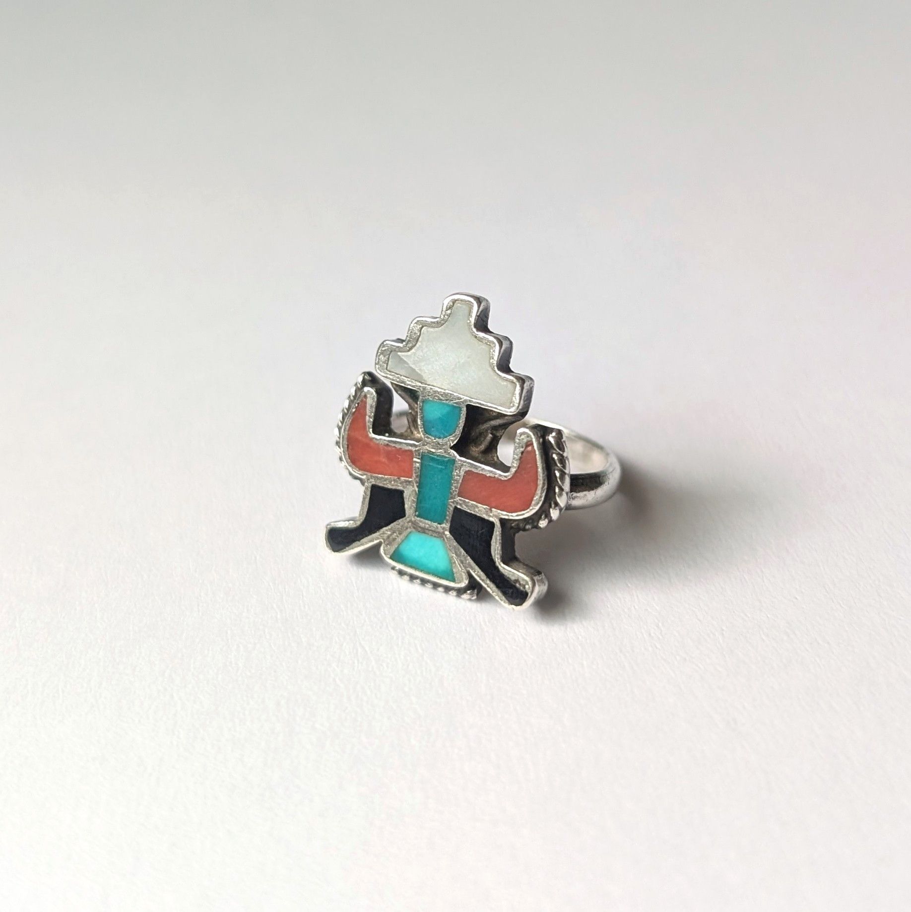 Other Vintage ring sterling silver Native American Knifewing Size ONE SIZE - 2 Thumbnail