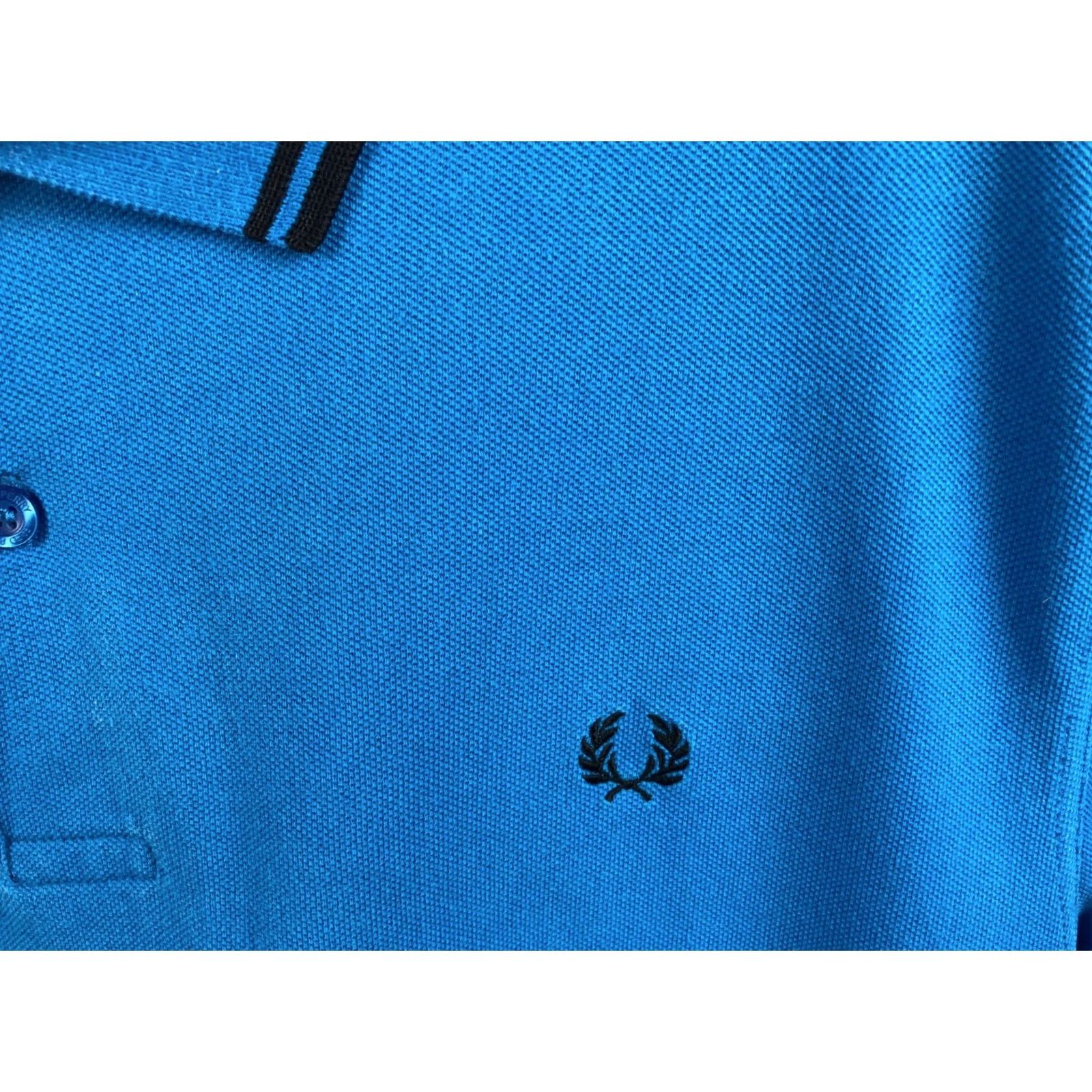 Fred Perry Fred Perry Polo Shirt XS XL Blue Cotton Regular Short Sleeve Collar Button Redesign? Size US XL / EU 56 / 4 - 6 Thumbnail