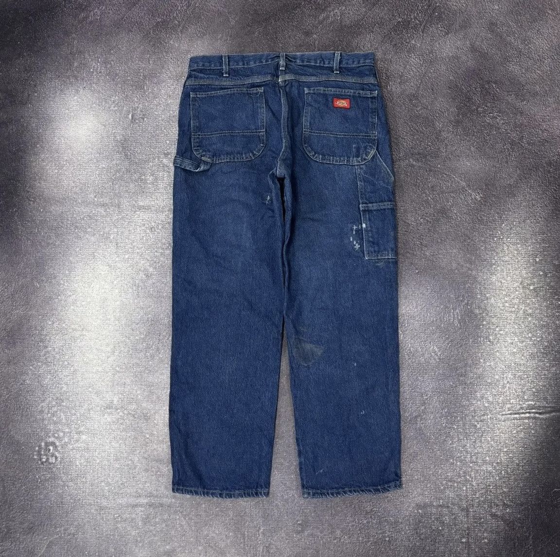 Dickies × Vintage Vintage Dickies American Blue Denim Work Hype Baggy Jeans Size US 36 / EU 52 - 1 Thumbnail