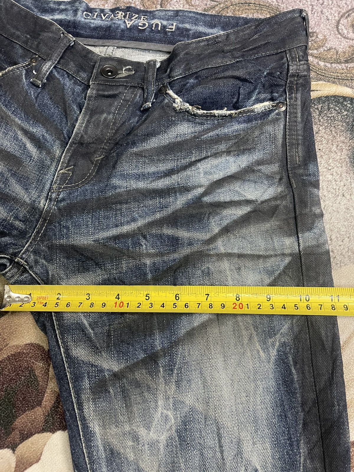 GOSTAR DE FUGA Civarize Fuga Flare Jeans Streetwear Size US 32 / EU 48 - 16 Thumbnail