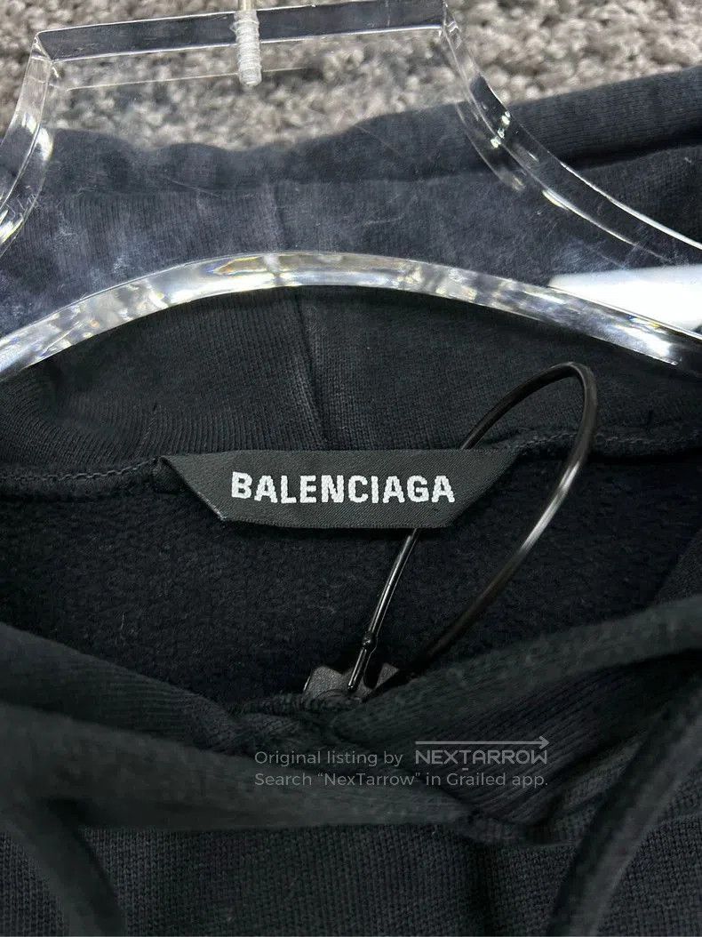 Balenciaga Balenciaga Arrow WiFi Print Hoodie. Size US L / EU 52-54 / 3 - 4 Thumbnail