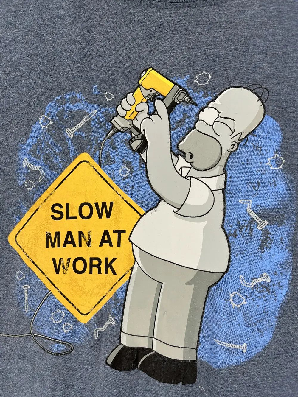 Other intage The Simpsons “Slow man at work” T-shirt size:XXXL Size US XXL / EU 58 / 5 - 6 Thumbnail