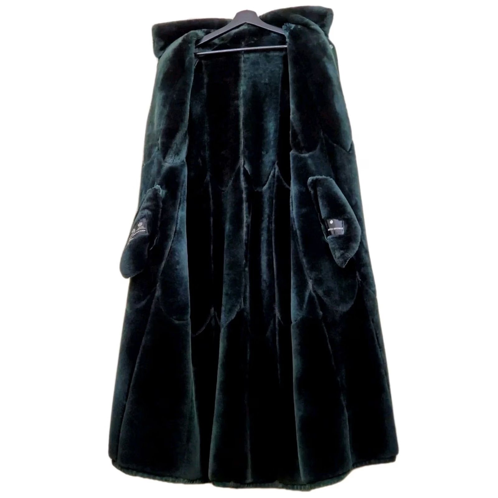 Vintage VINTAGE Birger Christensen Saks Fifth Avenue Green Sheepskin Suede Shearling Lined Overcoat Women Size 8 Coat Size M / US 6-8 / IT 42-44 - 4 Thumbnail