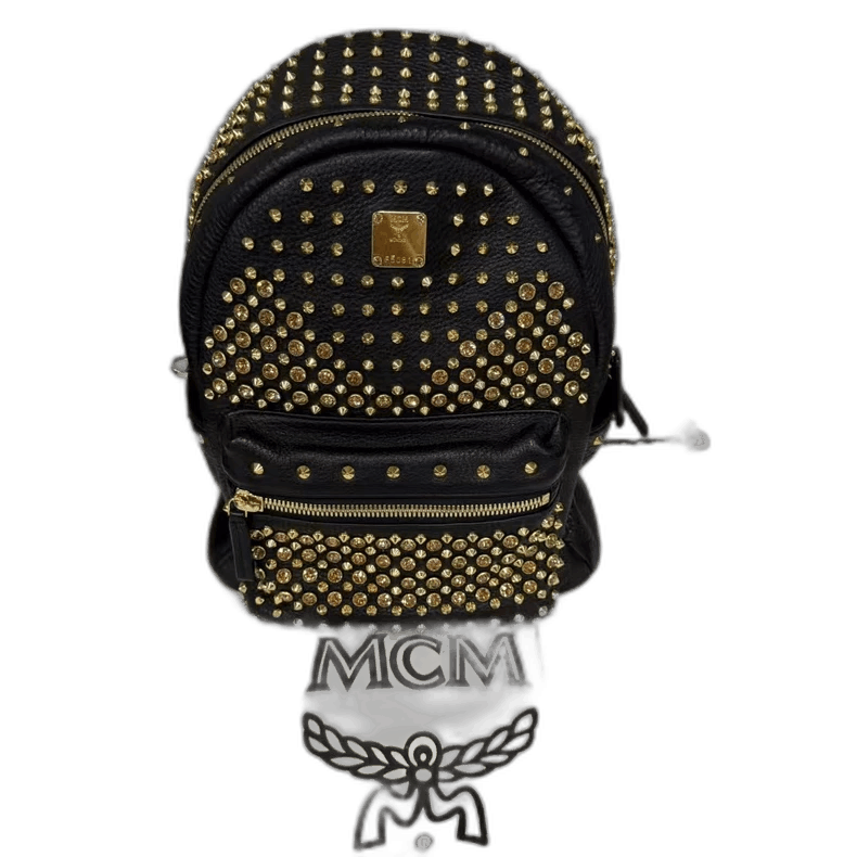MCM MCM Studded Black Backpack-yf Size ONE SIZE - 1 Thumbnail