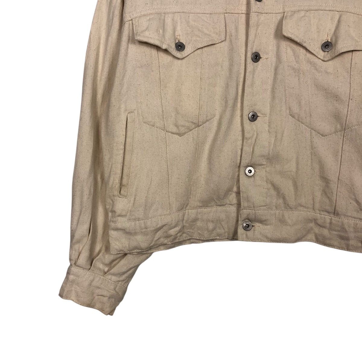 Japanese Brand 📌Vintage Denim Jacket Biker Rag Machine Cargo Pockets Size US M / EU 48-50 / 2 - 5 Thumbnail