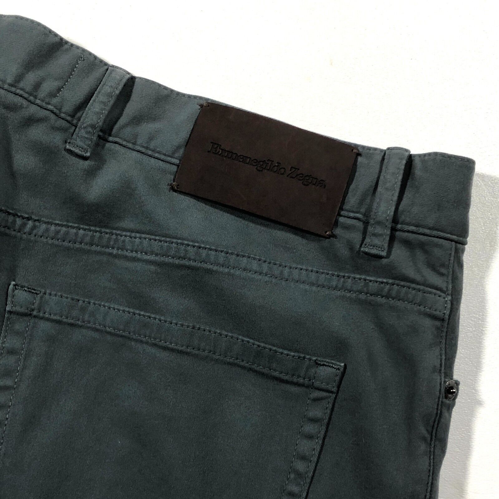 Ermenegildo Zegna Ermenegildo Zegna Gray Chino Casual Pants Size 38 Size US 38 / EU 54 - 12 Thumbnail