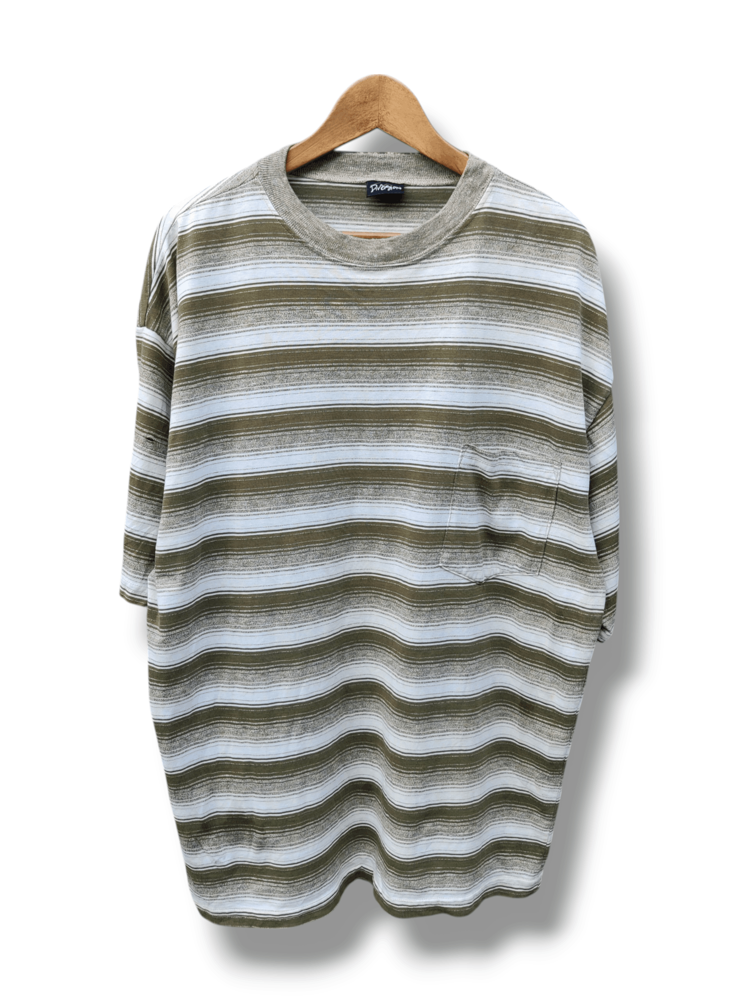 Vintage Vintage Archive Diversion Pocket Stripes Shirt Size US XL / EU 56 / 4 - 1 Thumbnail