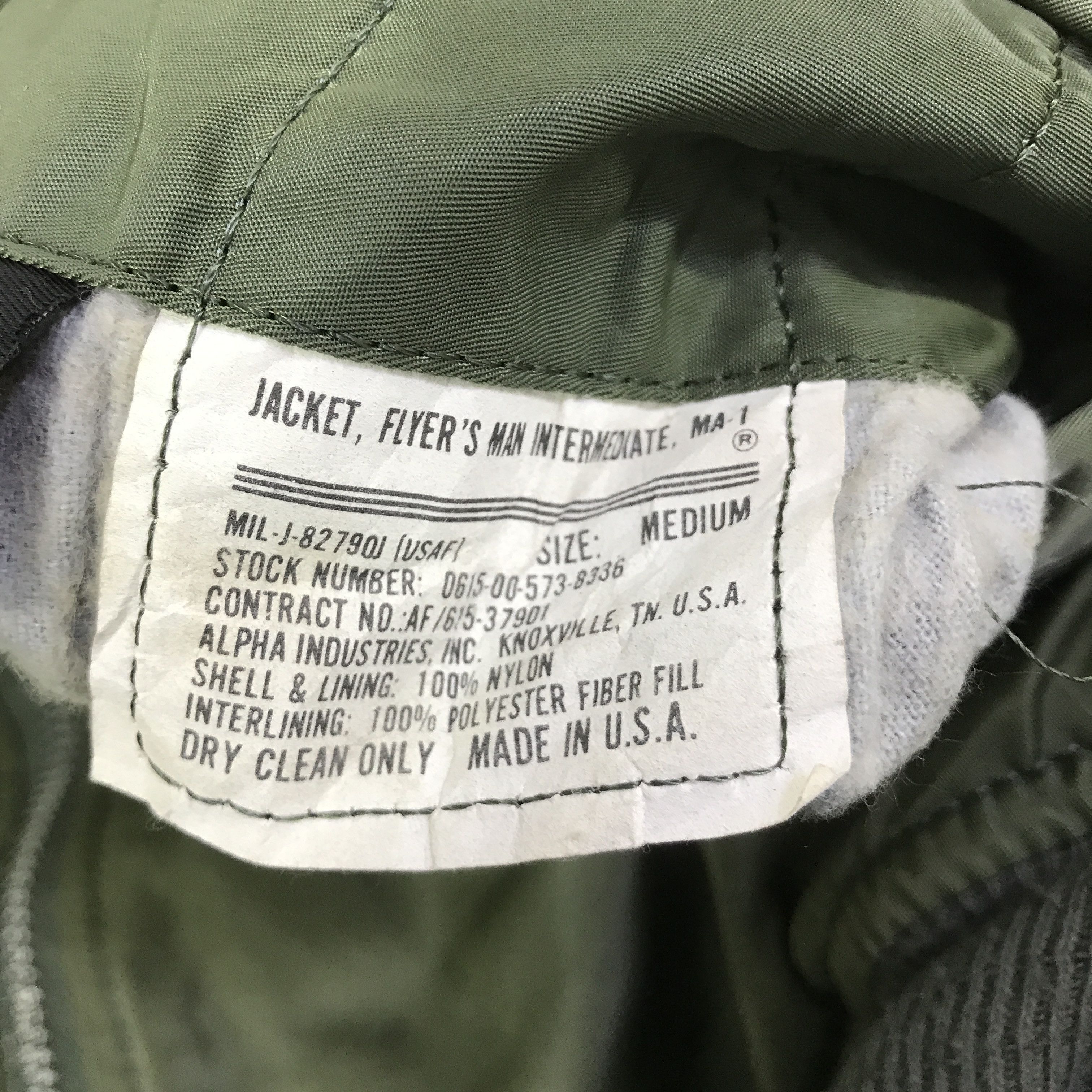 Alpha Industries 90S ALPHA INDUSTRIES BOMBERS JACKET K97B15 Size US M / EU 48-50 / 2 - 11 Thumbnail
