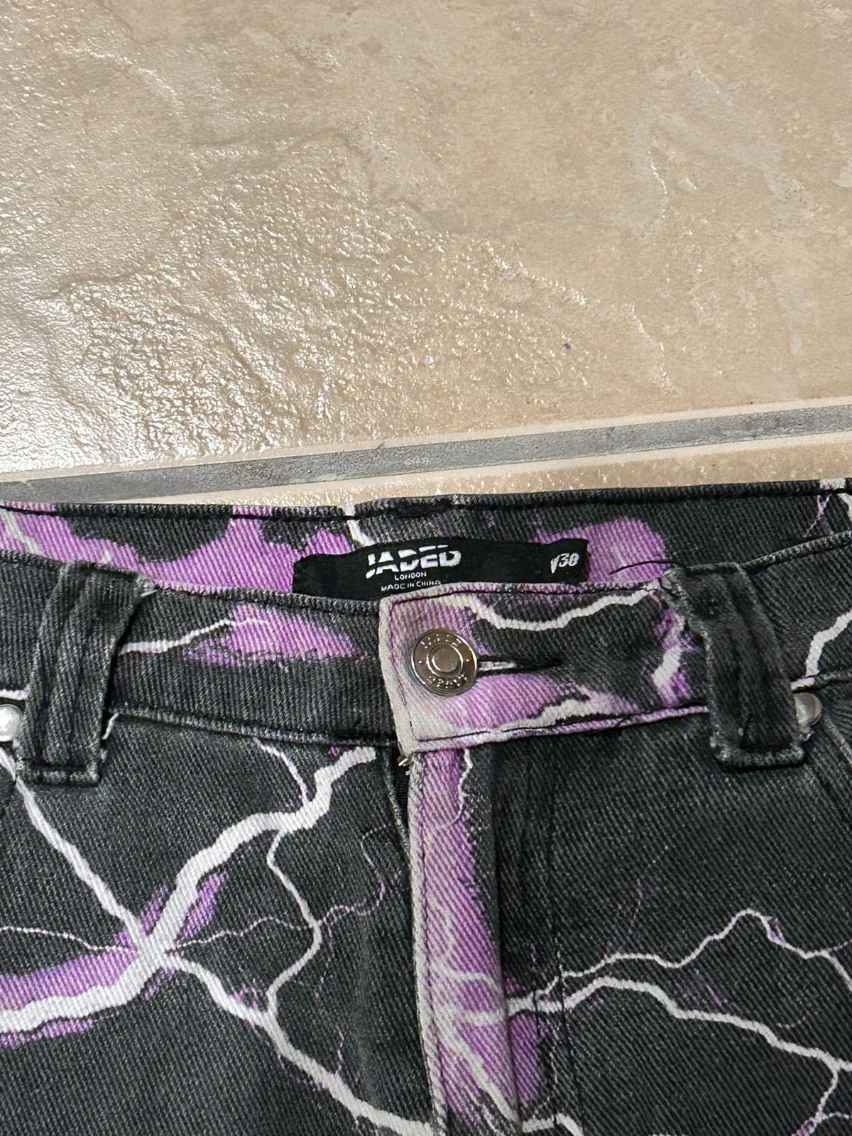 Jaded London JADED LONDON Authentic Lightning Jeans Size US 30 / EU 46 - 3 Thumbnail
