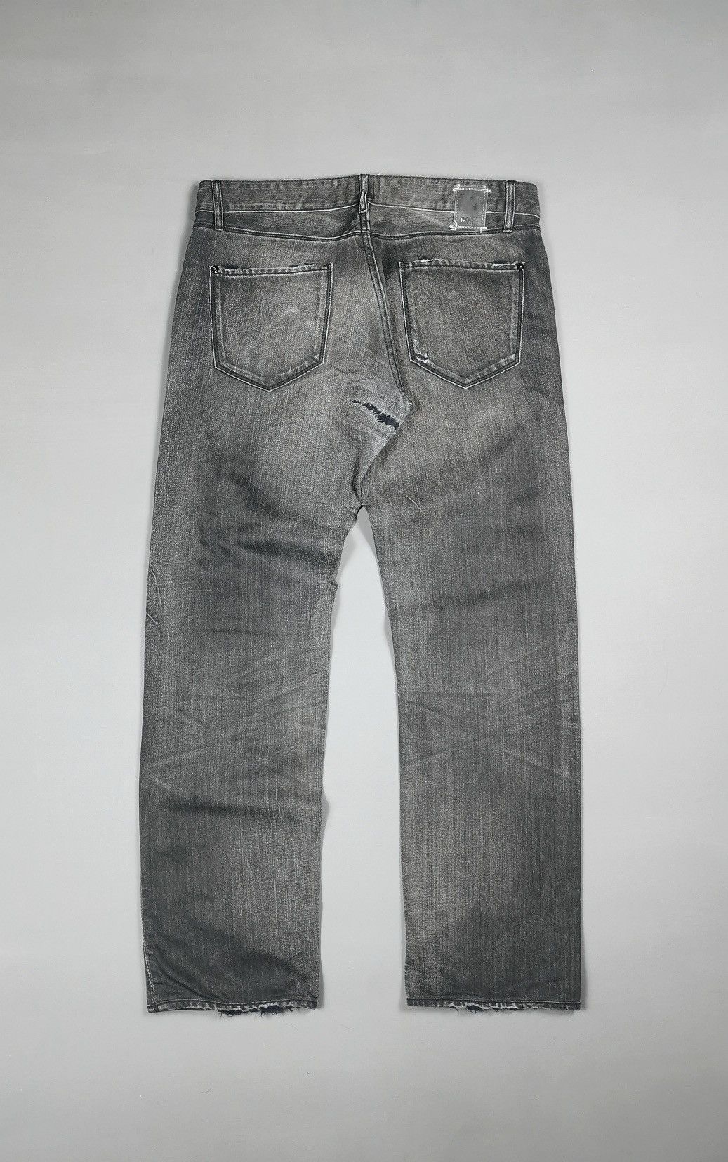 Hugo Boss Boss Distressed Black Denim Jeans Size US 34 / EU 50 - 5 Thumbnail
