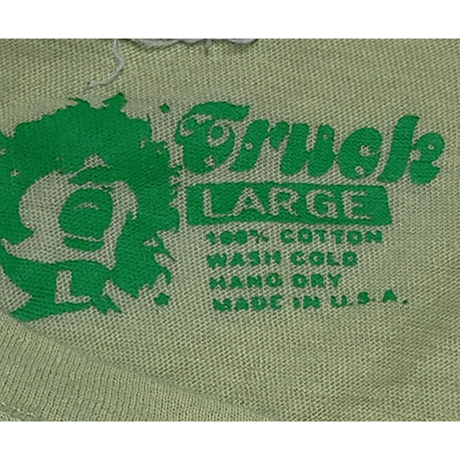Other Truck Lime Green Distressed Graphic T Shirt Top Large Soft Size L / US 10 / IT 46 - 5 Thumbnail