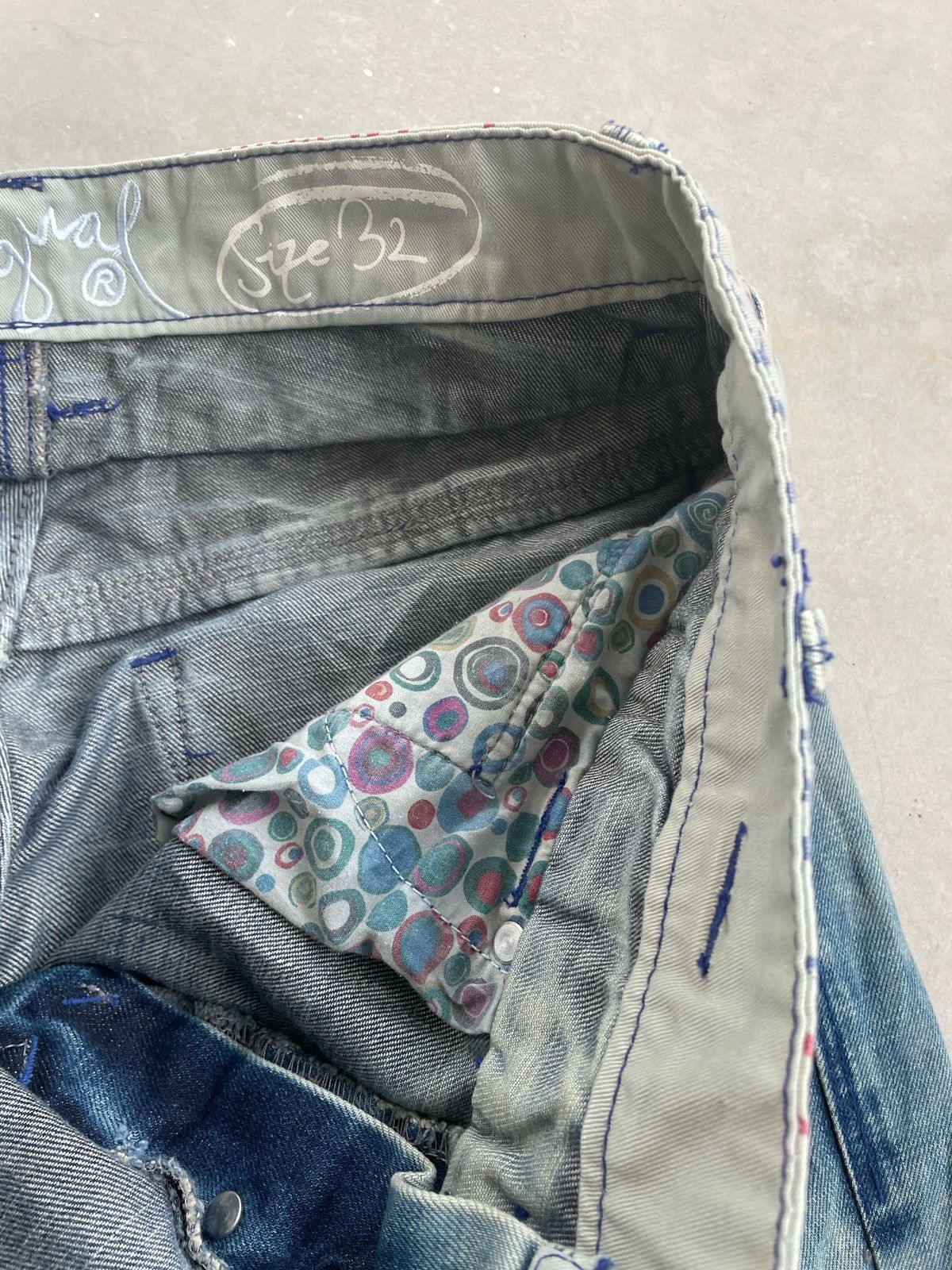 Desigual DESIGUAL DOUBLE WAIST PANT WIDE LEG DENIM Size US 32 / EU 48 - 7 Thumbnail