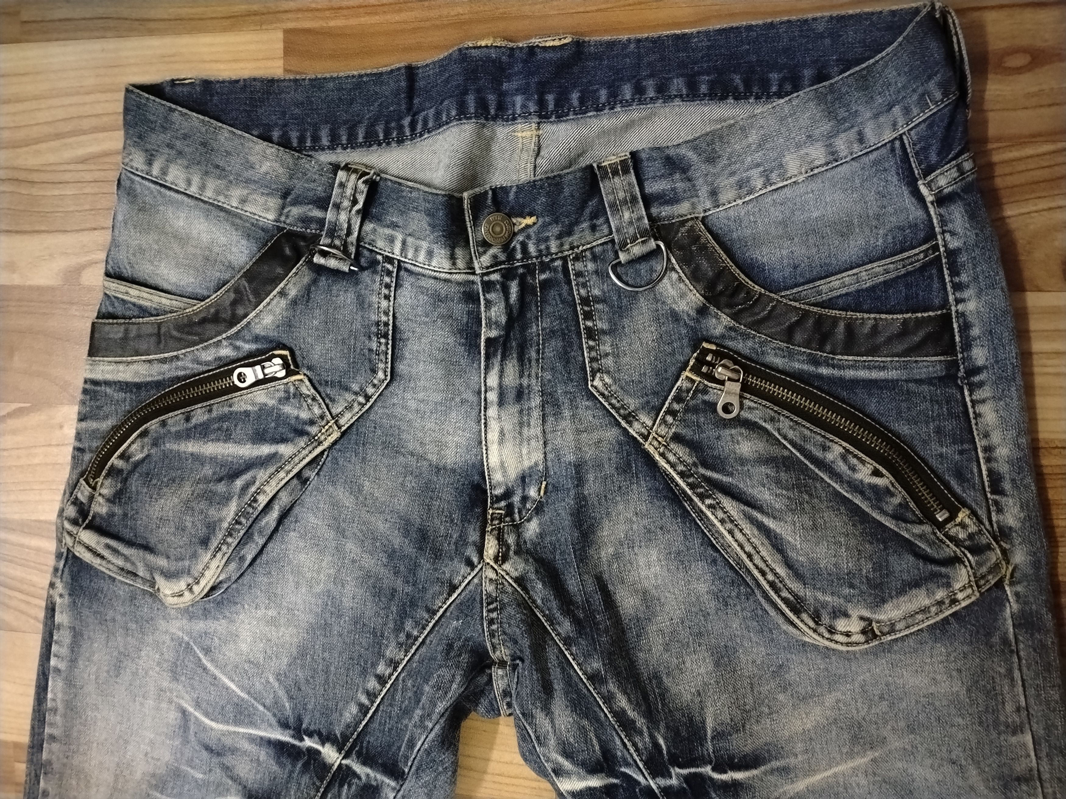 PPFM Ppfm Rocker Denim Pants Size US 35 - 2 Thumbnail