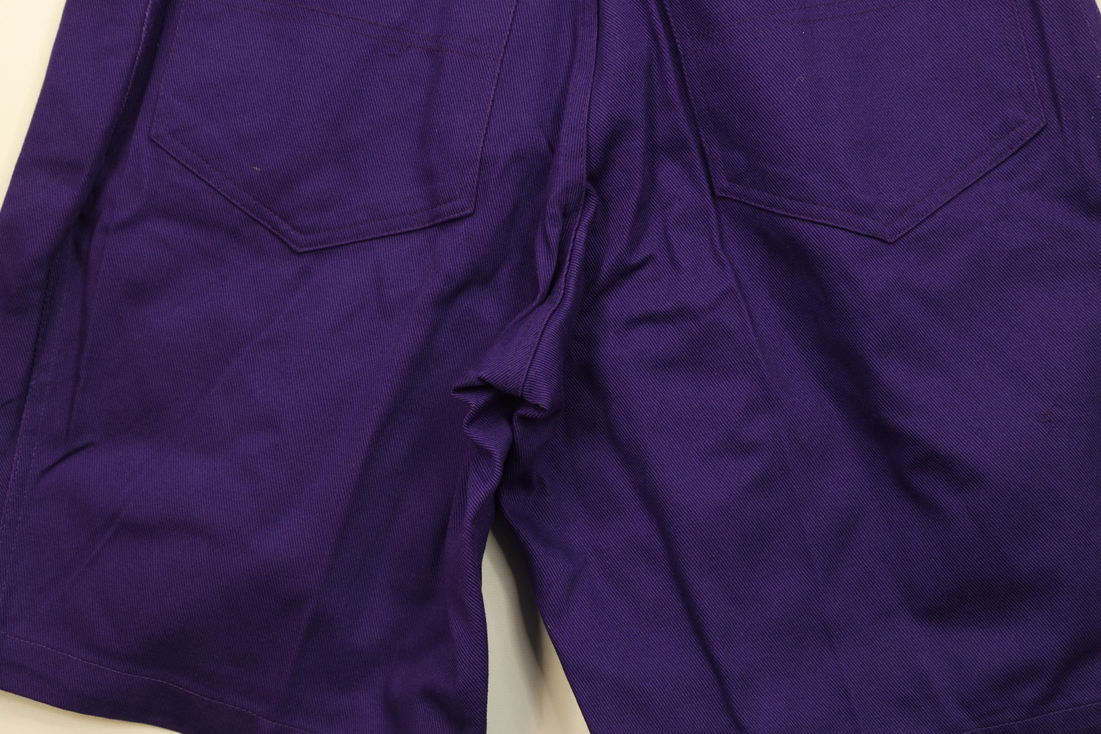 Vintage Deadstock Vintage 90s Streetwear Denim Jean Shorts Purple Size US 30 / EU 46 - 10 Thumbnail