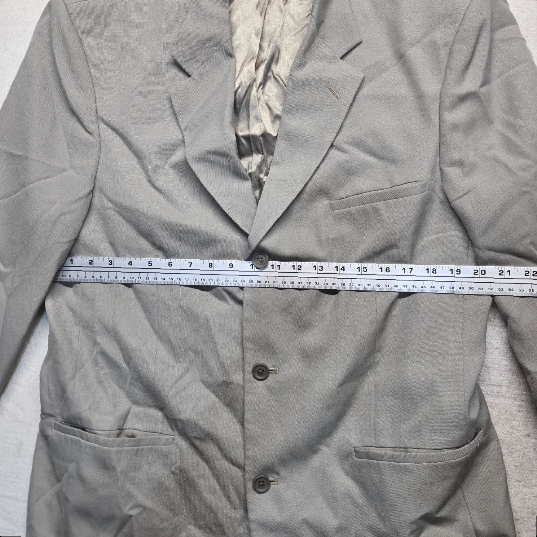 Vintage Tan Brown Suit Jacket Coat SET with Pants 3 Button Adult Men's Size 42L Long Size 42R - 7 Thumbnail