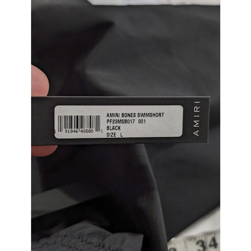 Amiri o1rshd1 Bones Swimshort in Black Size US 34 / EU 50 - 17 Thumbnail