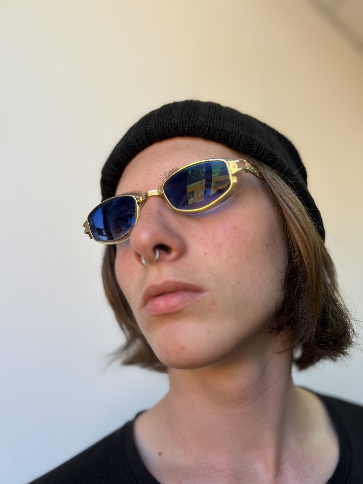 Jean Paul Gaultier Jean Paul Gaultier Tupac 1990s JPG logo Sunglasses Size ONE SIZE - 1 Thumbnail
