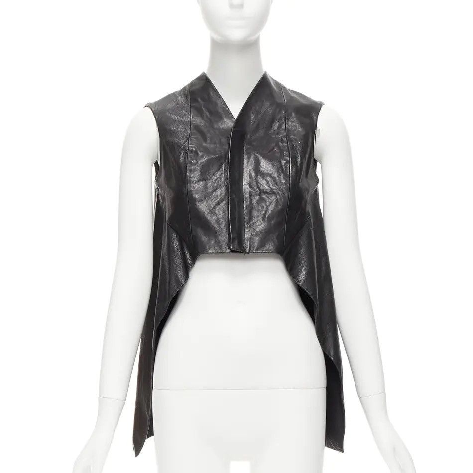 Rick Owens Rick Owens SS11 Anthem Leather Vest Size XS / US 0-2 / IT 36-38 - 3 Thumbnail