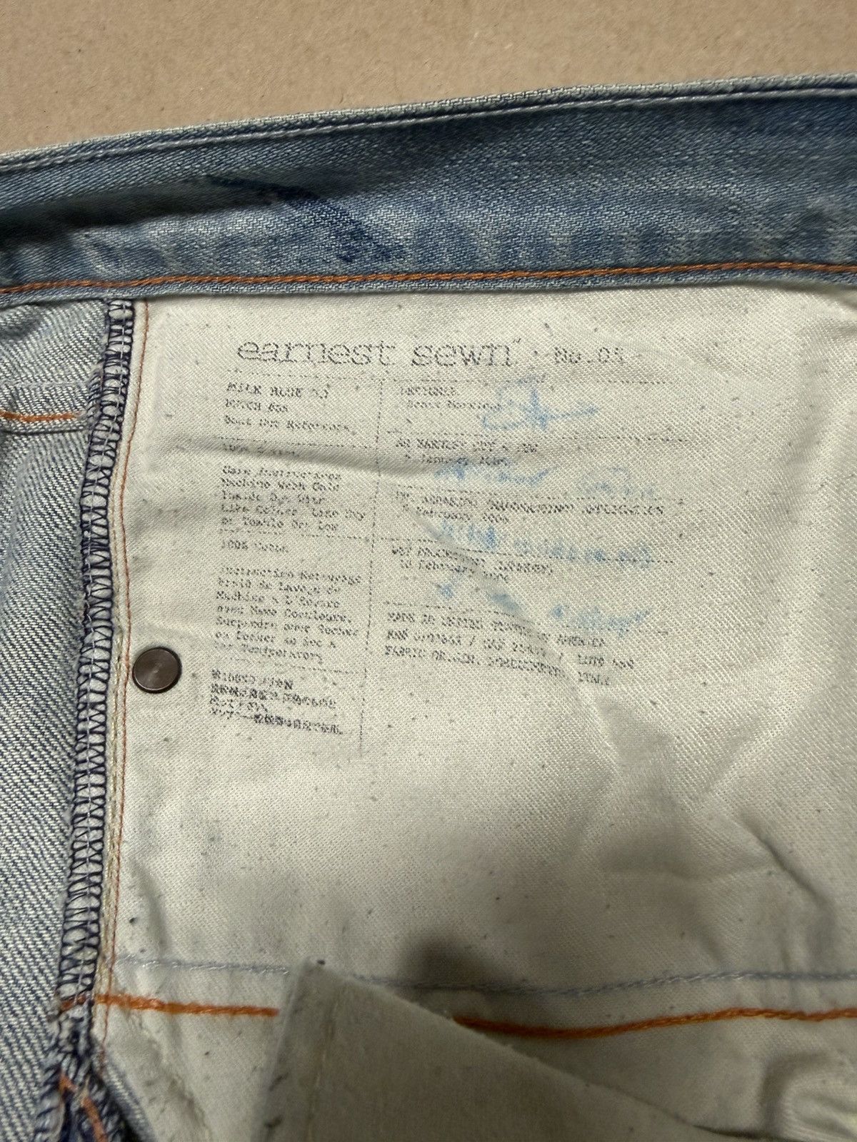 Earnest Sewn Earnest Sewn Vintage Fashion Jeans Men’s 38 x 32 Rare. Size US 38 / EU 54 - 5 Thumbnail