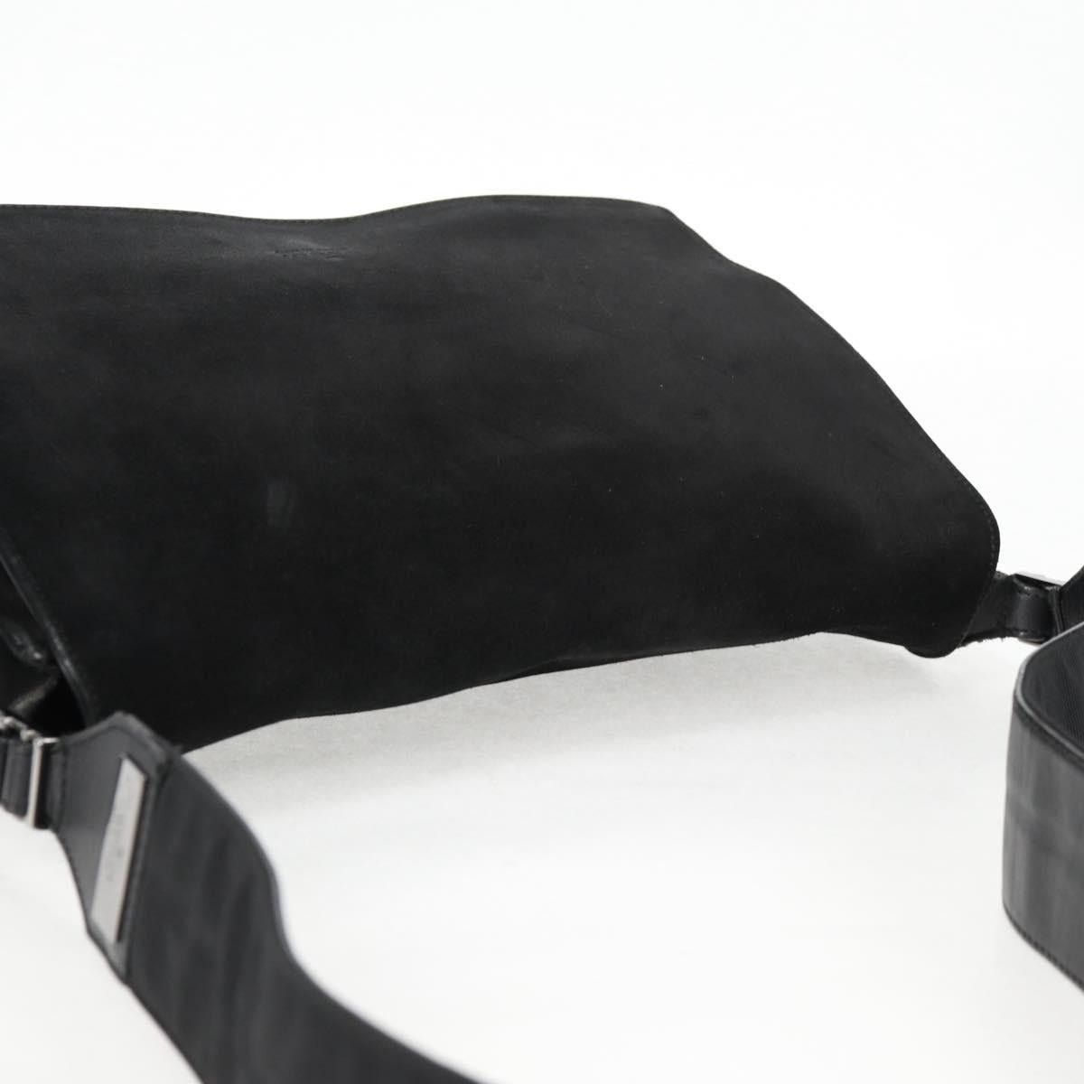 Gucci GUCCI Shoulder Bag Suede Black Silver 001 001 Size ONE SIZE - 8 Thumbnail