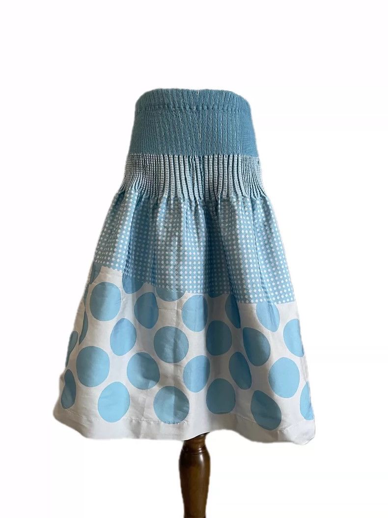Issey Miyake Issey Miyake size:2 Light blue mainline polka dot short-sl Size M / US 6-8 / IT 42-44 - 2 Thumbnail