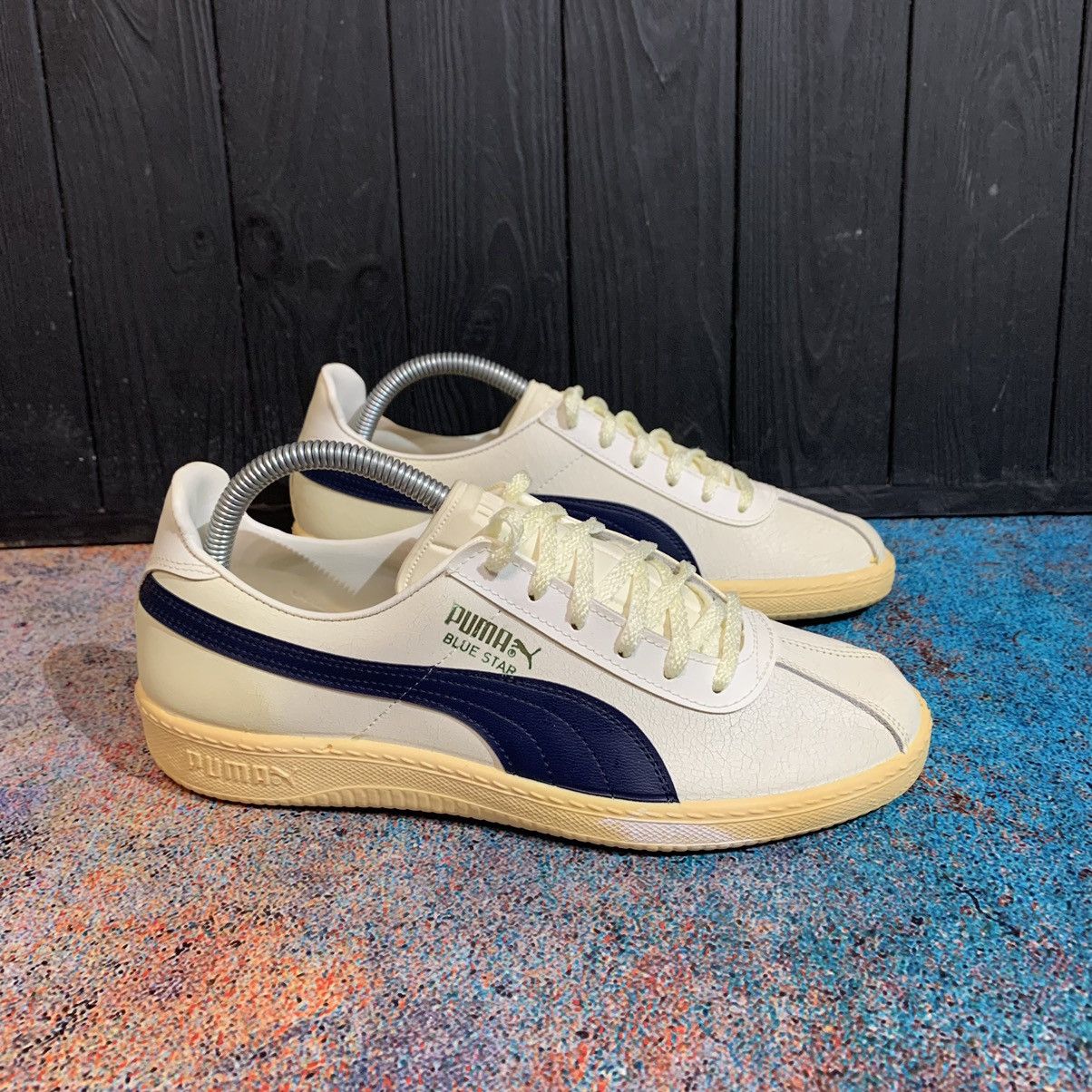 Puma × Vintage 🔥Puma Blue Star Vintage Leather Sneakers Size 6, 25 cm Size US 6 / EU 39 - 3 Thumbnail