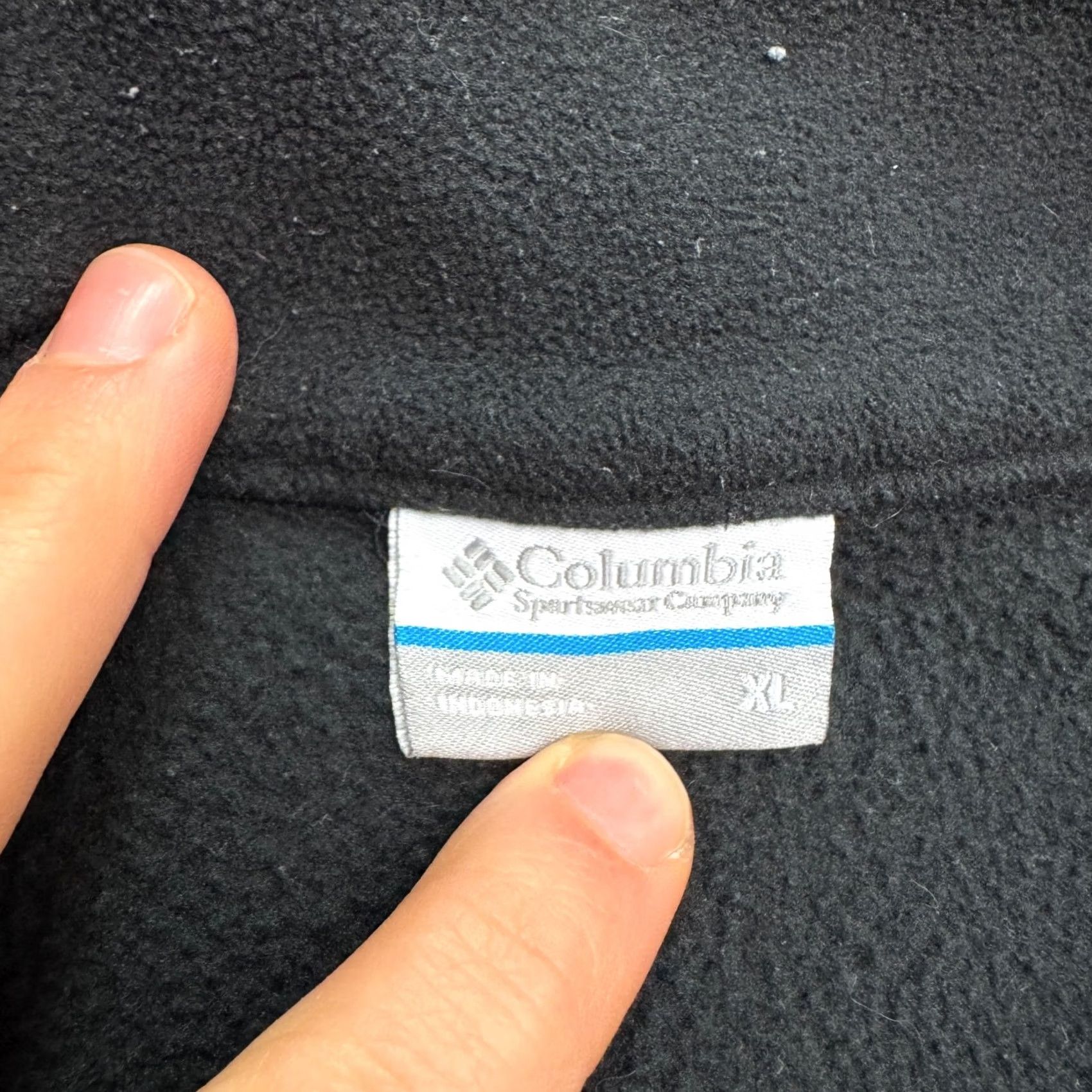 Vintage Columbia Fast Trek II Jacket Pullover XL Black Mens Fleece Zip Pockets Outdoor Hiking Storm Rainproof? Size US XL / EU 56 / 4 - 5 Thumbnail