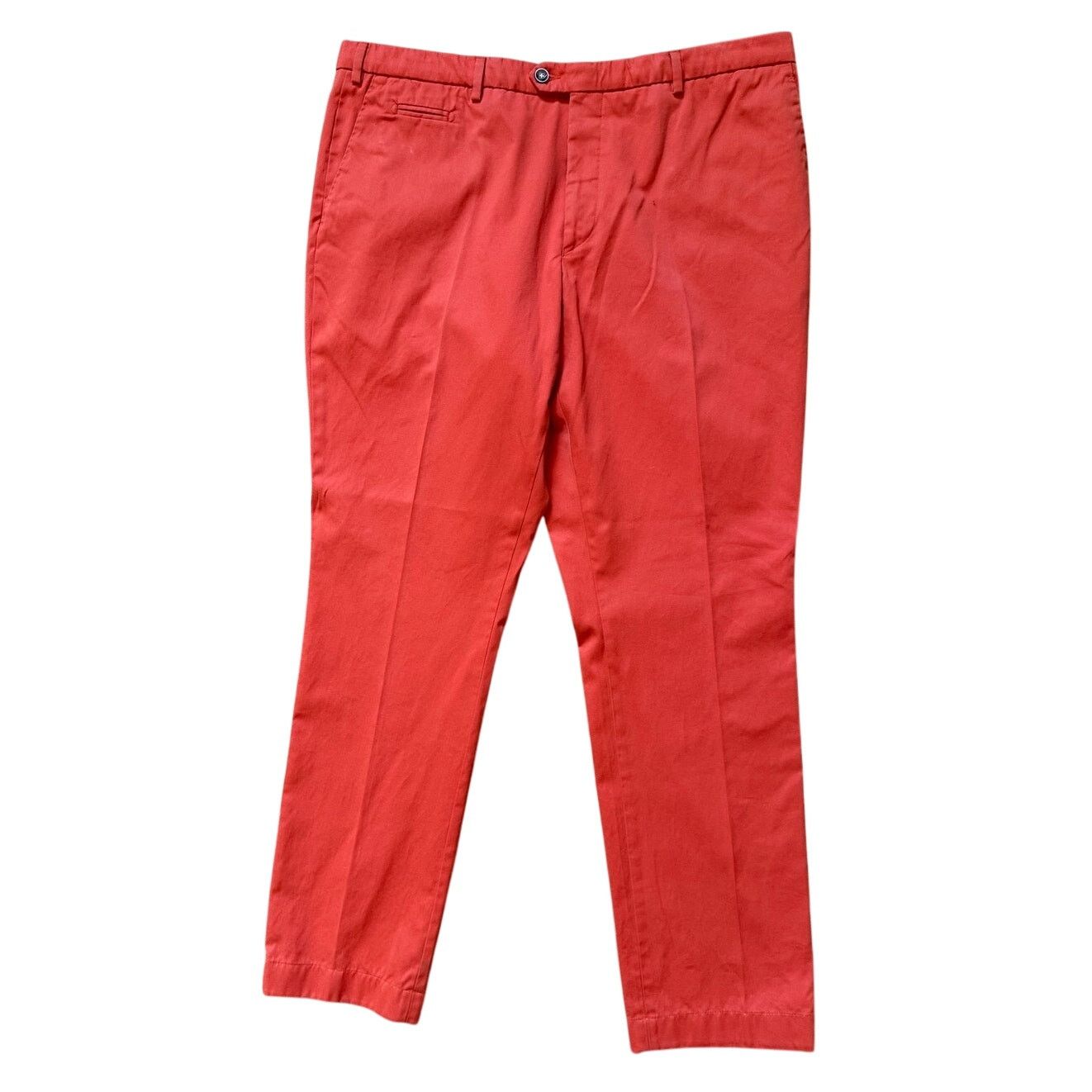 Simon Carter Simon Carter Orange Cotton Chinos Pants Size 38 Size US 38 / EU 54 - 1 Thumbnail