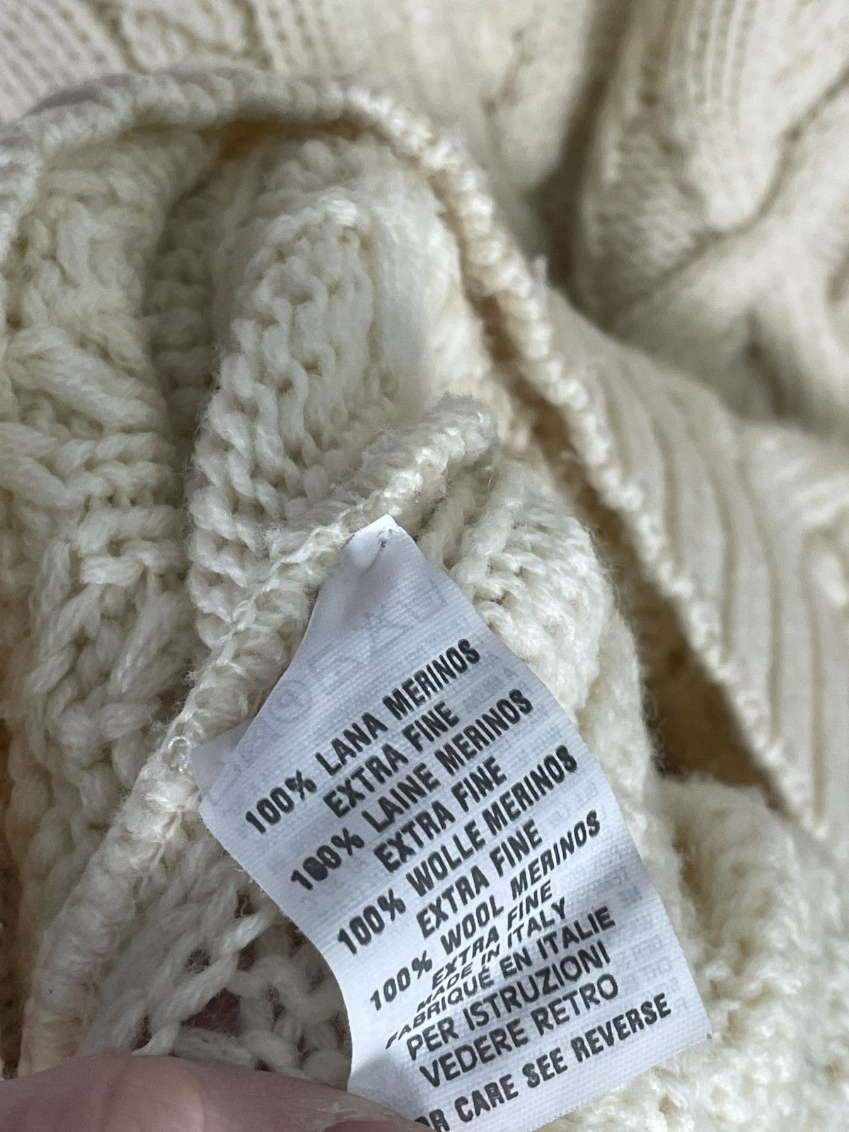 Canali Canali Avant Garde Luxury Chain Knit Sweater Size US L / EU 52-54 / 3 - 10 Thumbnail