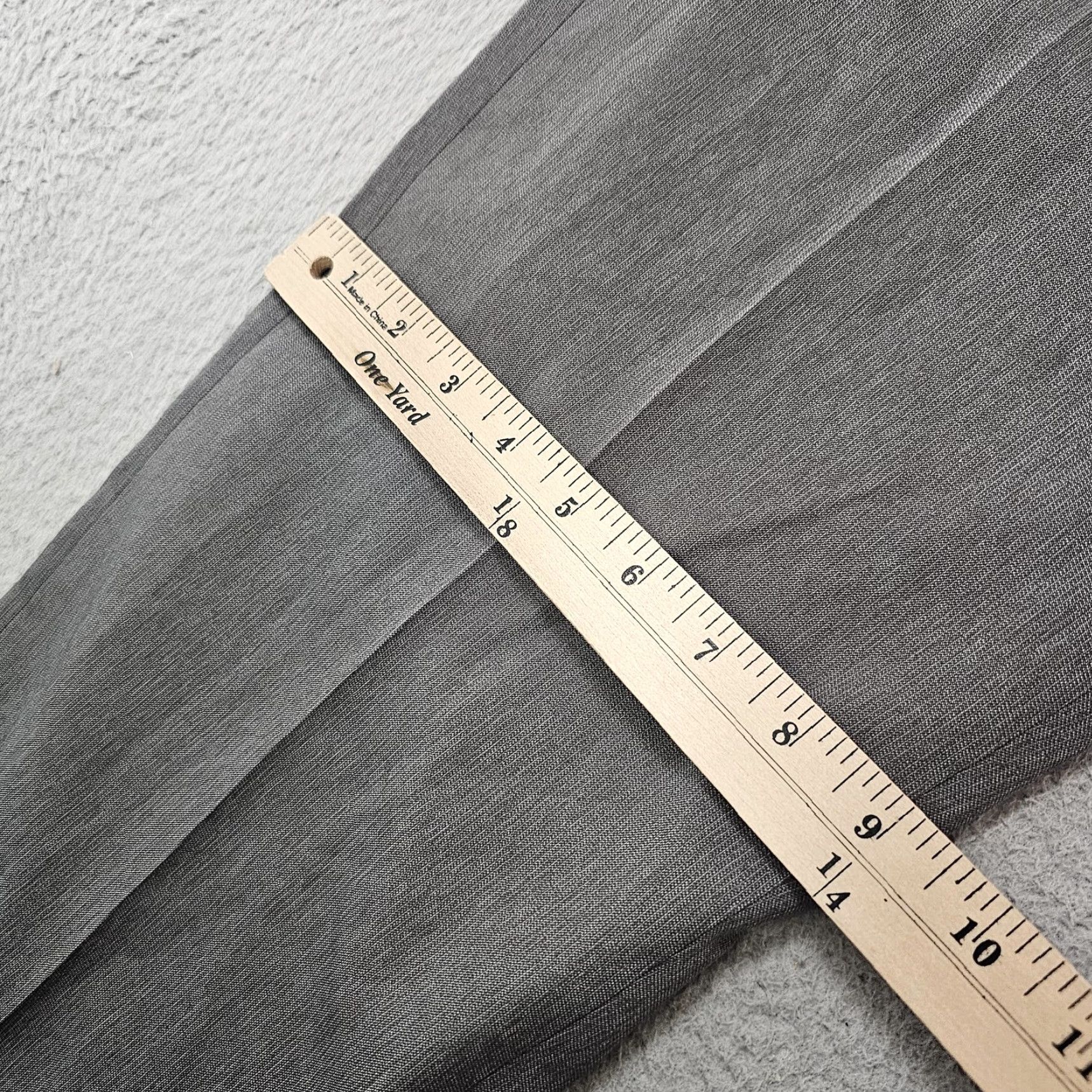 Calvin Klein Calvin Klein Pants Mens 30x30 Gray Straight Fit Dress Slacks Polyester Classic Size US 30 / EU 46 - 6 Thumbnail