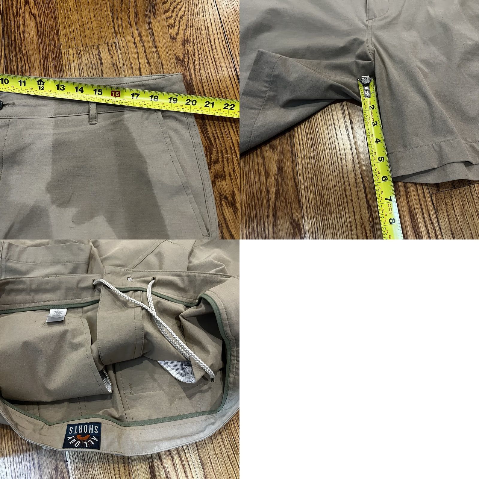 Faherty Faherty All Day Shorts Mens Size 38 Tan Performance Stretch Chino Shorts Size US 38 / EU 54 - 9 Thumbnail