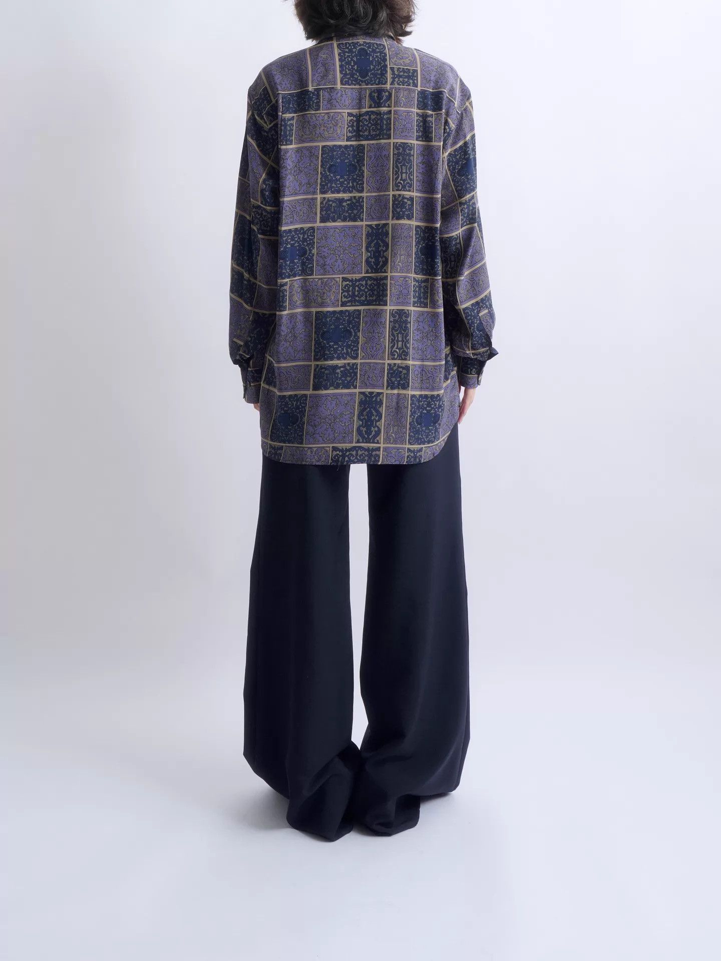 Givenchy Givenchy 90s Silk Baroque Print Shirt Size M / US 6-8 / IT 42-44 - 5 Thumbnail