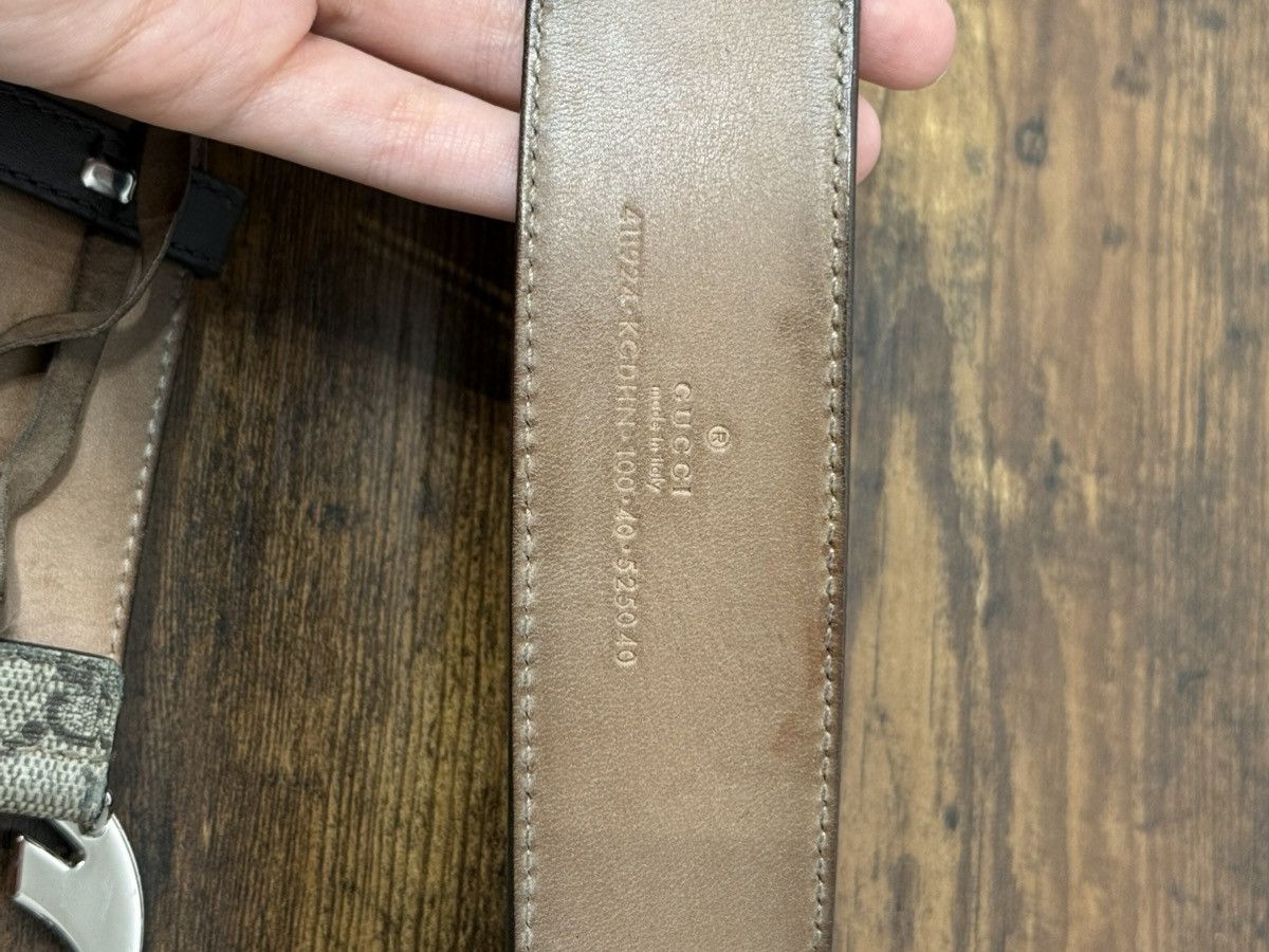 Gucci Gucci GG Supreme Belt 411924 KGDHN size 100-40 Size 40 - 5 Thumbnail