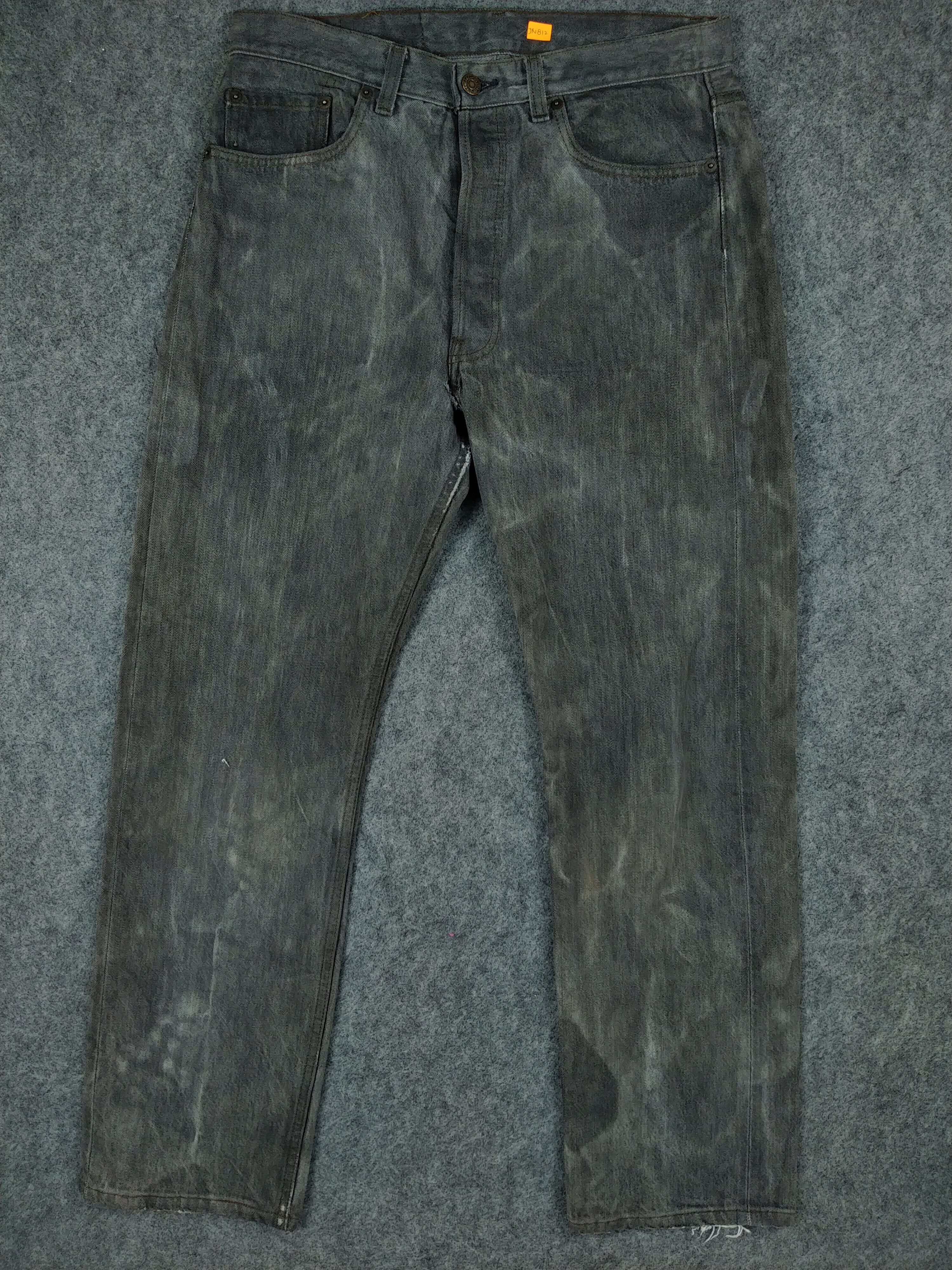 Japanese Brand 90s Vintage Levi's 501 USA Faded Black Denim 32x30 -JN812 Size US 32 / EU 48 - 1 Thumbnail