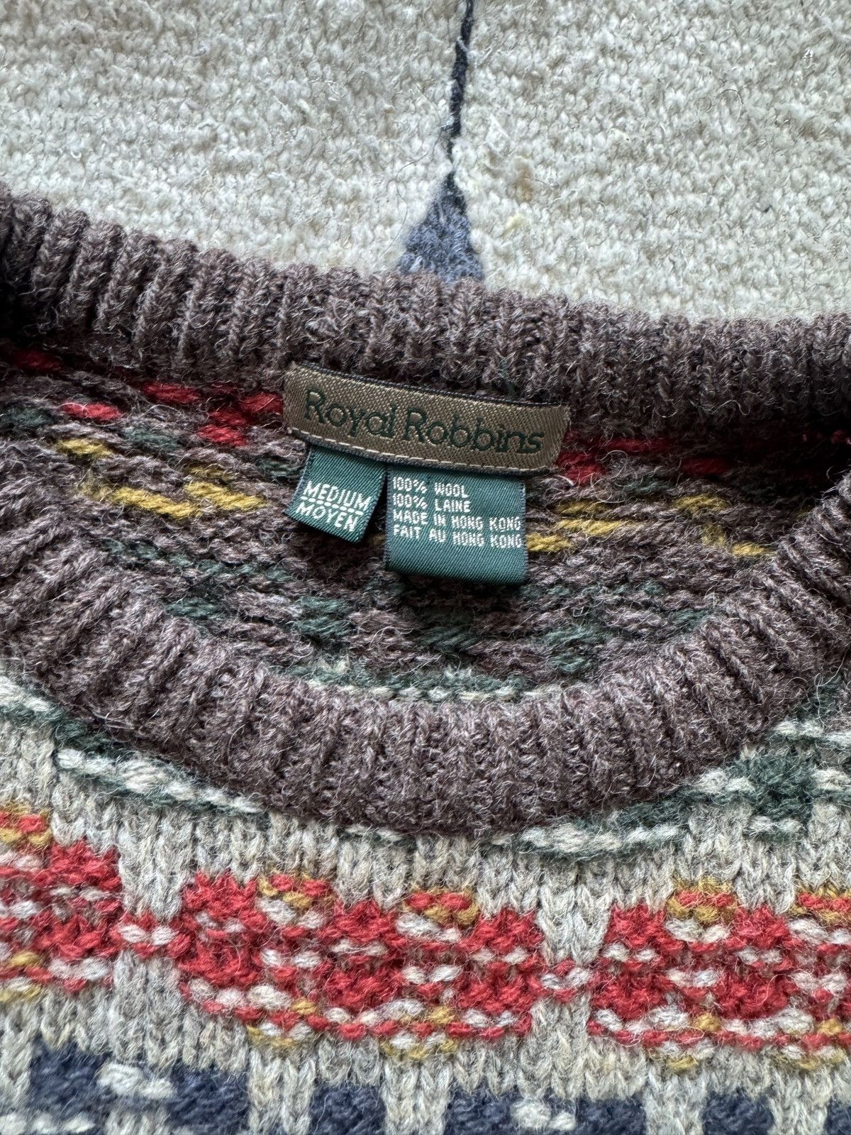Royal Robbins Vintage 90s Royal Robbins Grandpa Sweater Size Medium Size US M / EU 48-50 / 2 - 3 Thumbnail