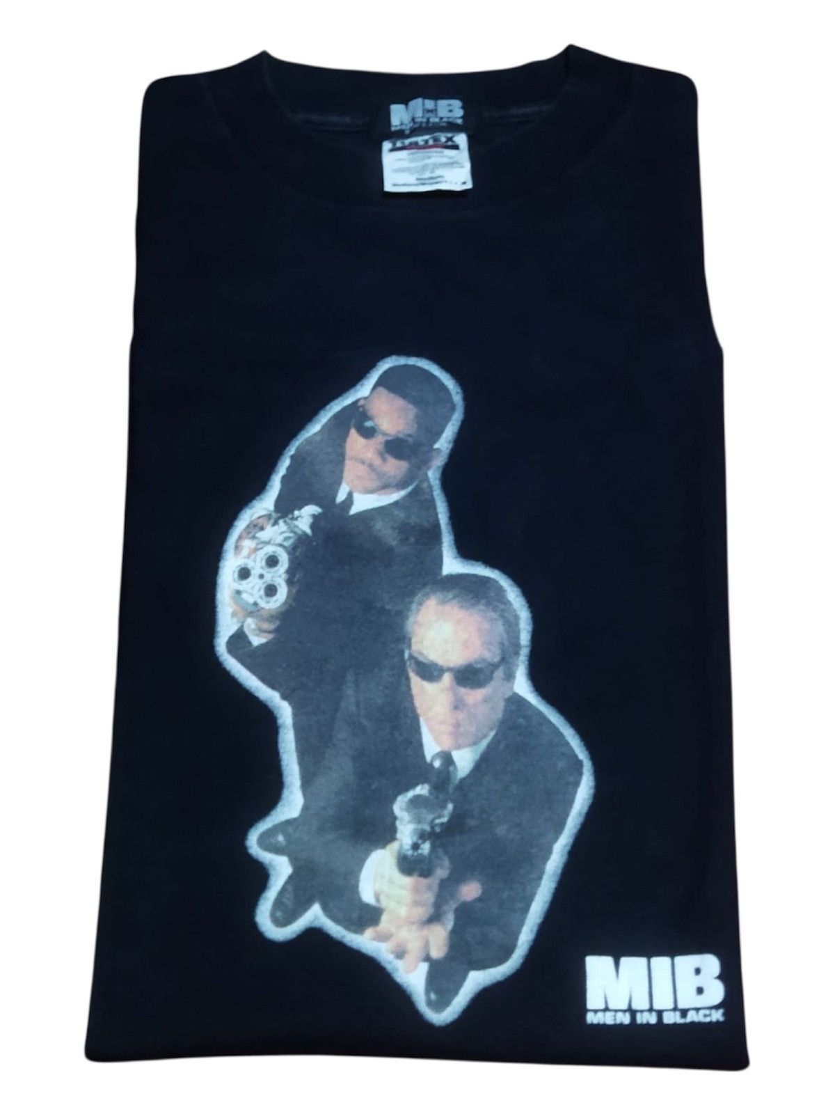 Vintage Vintage 90s Men in Black MIB Will Smith Tee Size US M / EU 48-50 / 2 - 2 Thumbnail