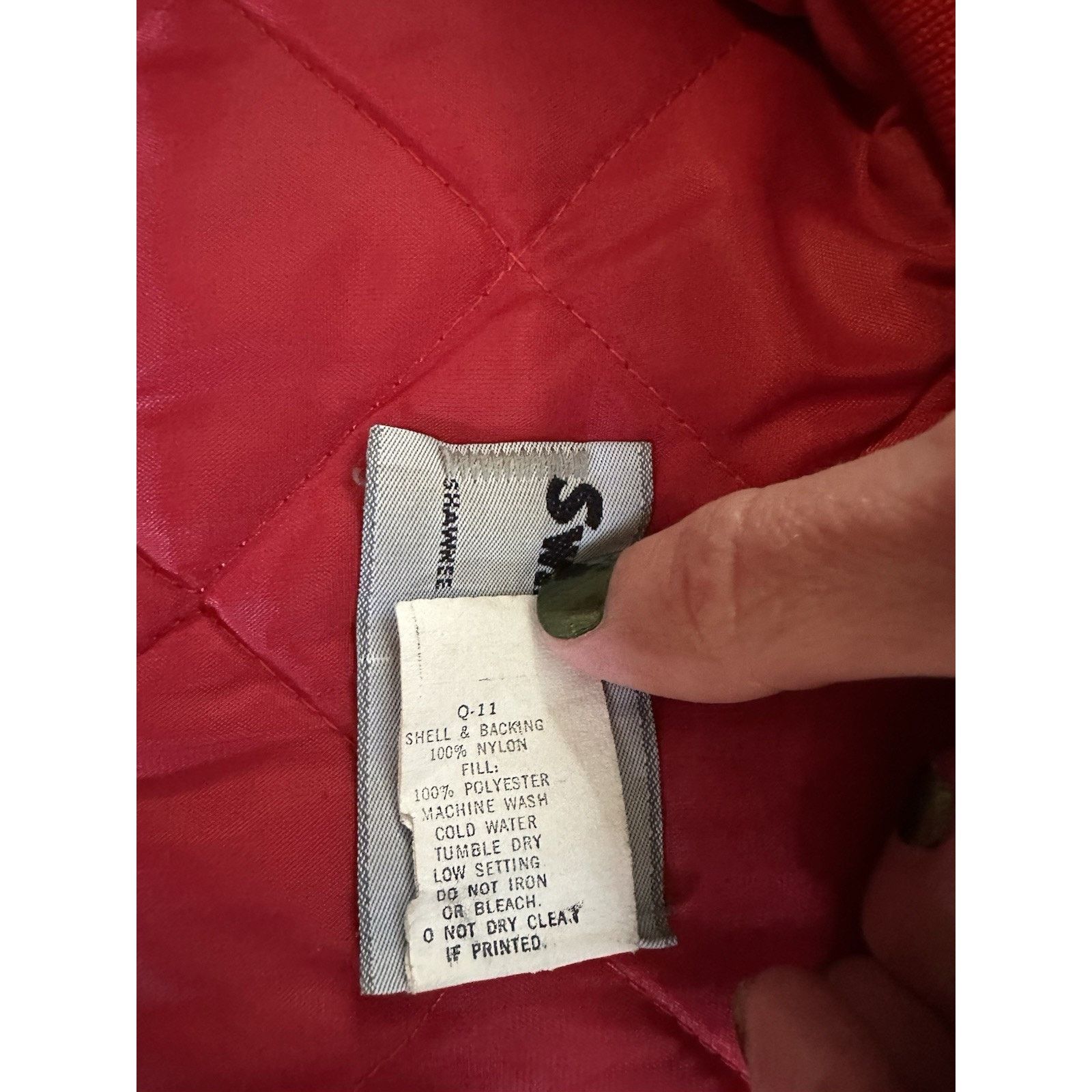 Swingster Vintage Swingster Jacket Mens XL Red Satin Bomber USA Size US XL / EU 56 / 4 - 6 Thumbnail