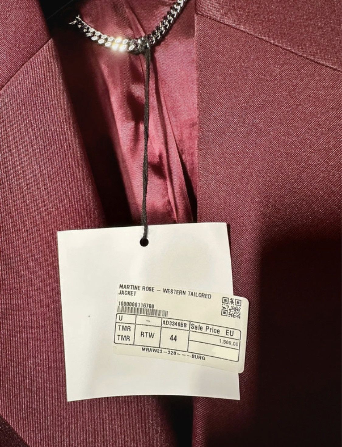 Martine Rose Martine Rose - Western Tailored Jacket AW23 Size 44R - 16 Thumbnail