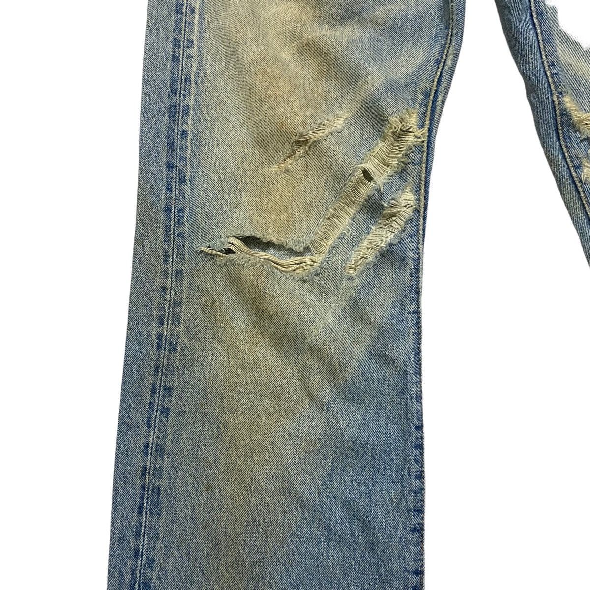 wjk WjK Thrashed Dirt Washed Selvedge Jeans Size US 31 - 6 Thumbnail
