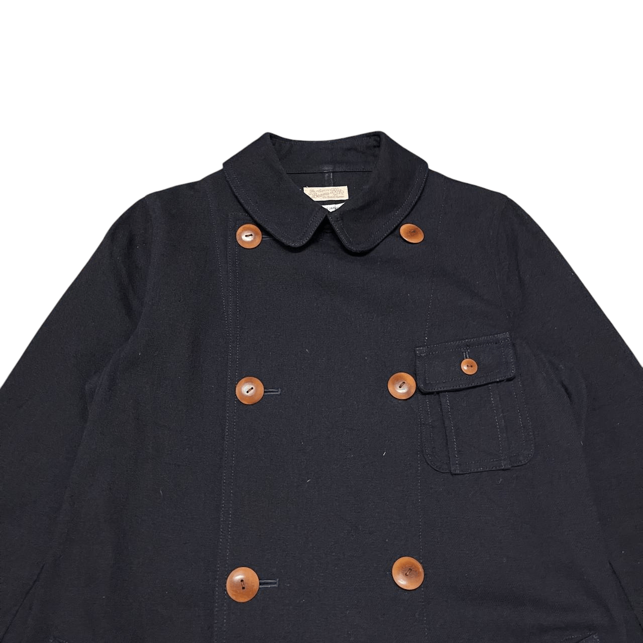 Beams Japan Vintage Beams Boy Wool Long Coat Double Breast Size US S / EU 44-46 / 1 - 2 Thumbnail