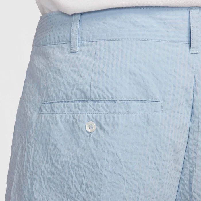 Nike Nike Life Men's SeerSucker Shorts Light Blue HF6363-440 36 Size US 36 / EU 52 - 3 Thumbnail